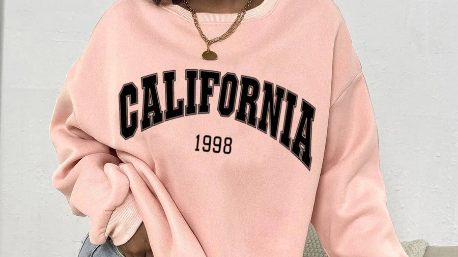 California Dreaming: Unwind in Style with Our Women's California Sweatshirts