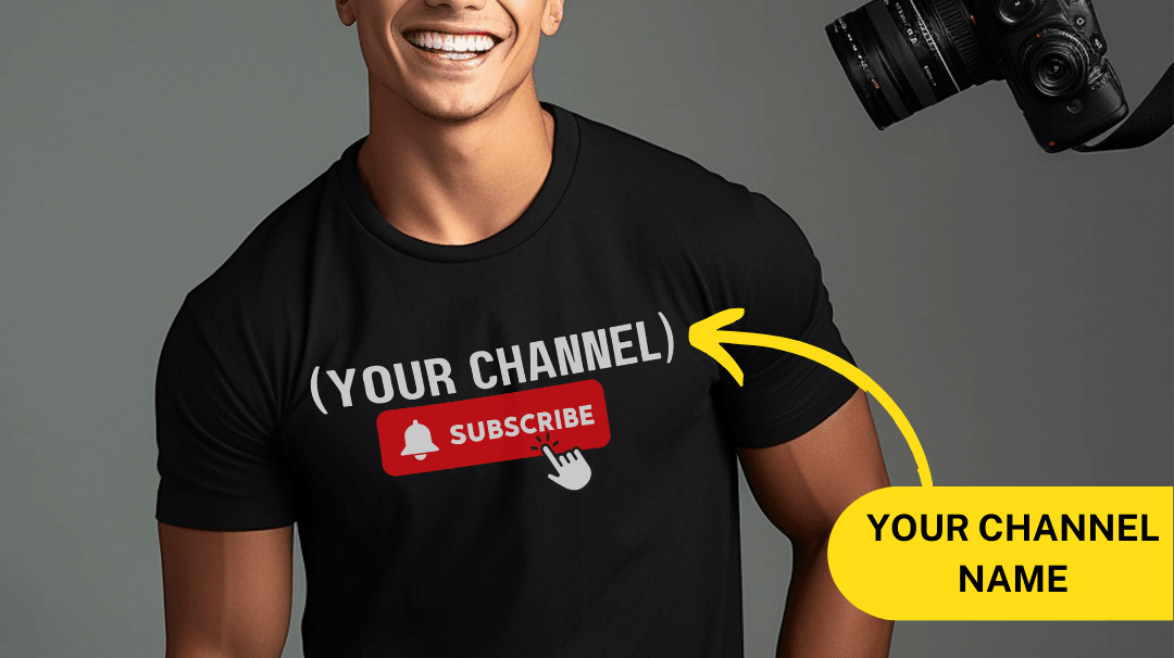 Boost Your YouTube Channel's Branding with a Custom 'Subscribe' T-Shirt - Young Trendz