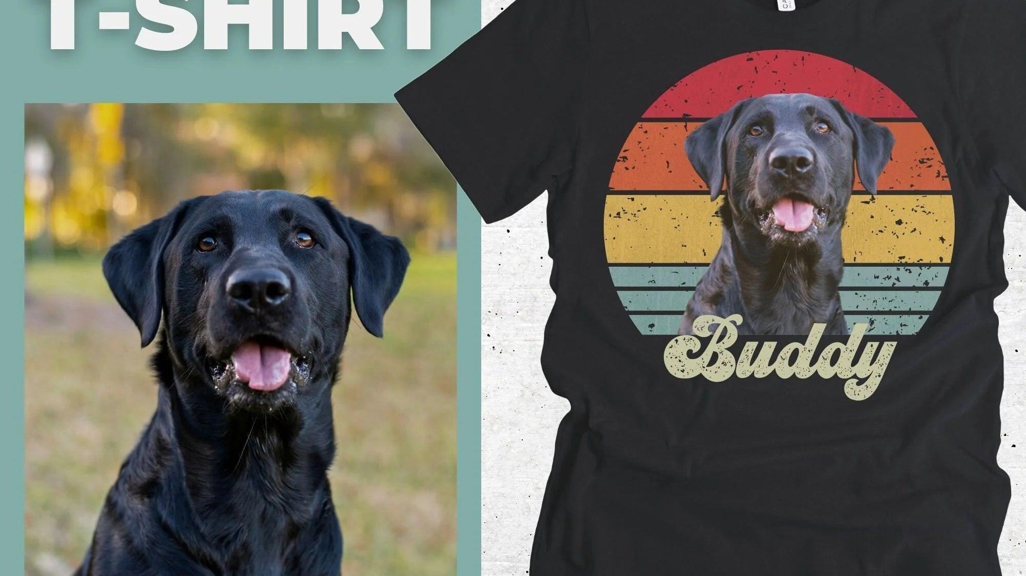 Paws and Personalization: Unveiling Our Custom Dog/Cat Vintage & Retro T-Shirts – Tailored Elegance for Pet Lovers🐶 🐱 - Young Trendz