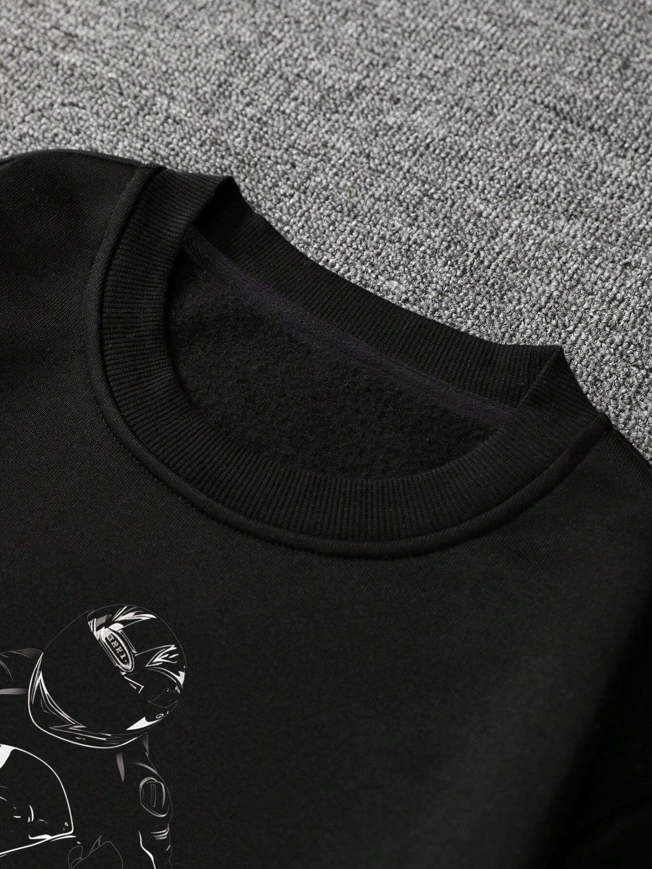 Rider's Pride: High-Quality Biker Unisex Sweatshirts with Custom Number Plate - Young Trendz