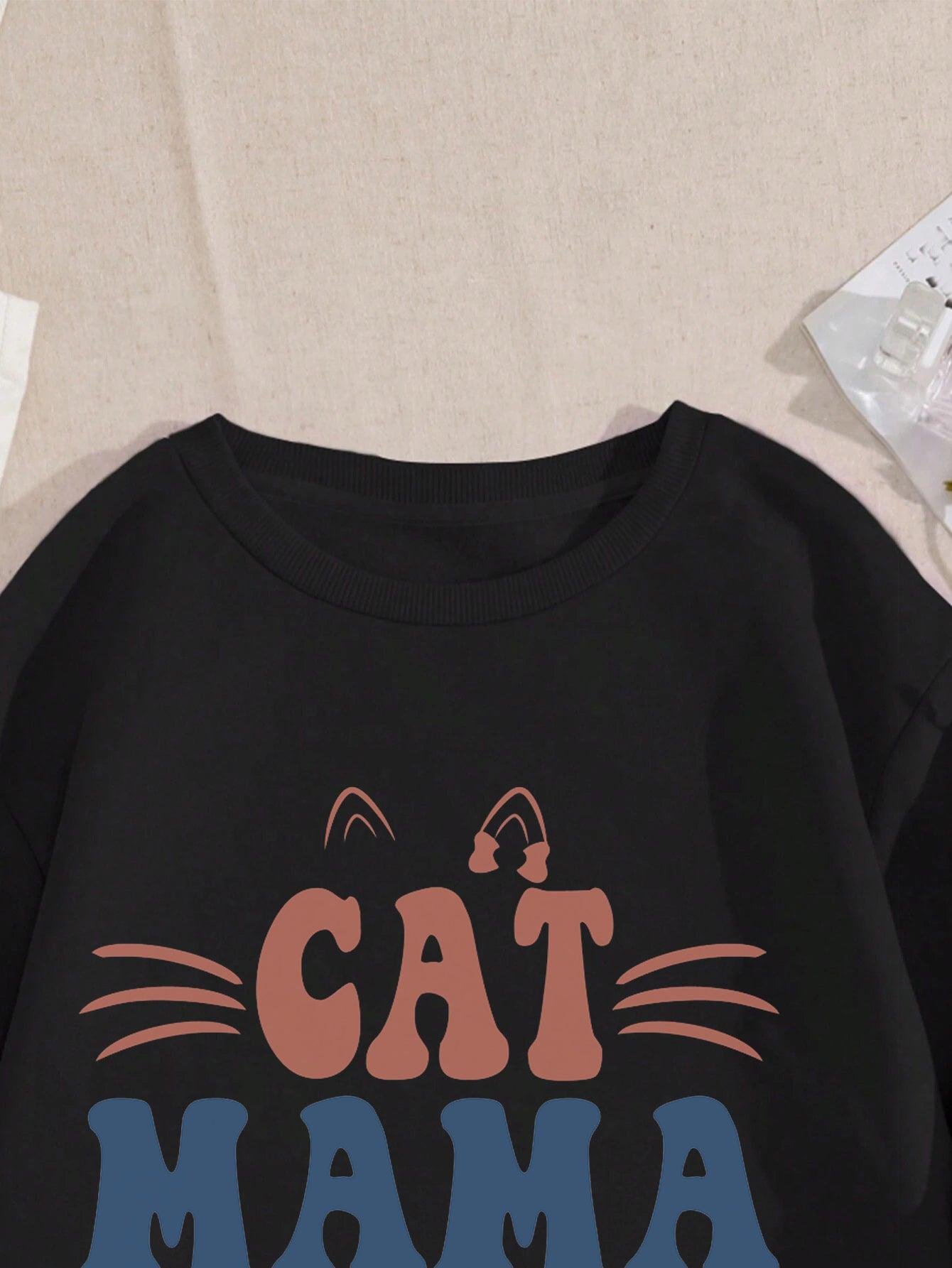 Pawsitively Adorable: Cat Lovers' Printed Unisex Sweatshirt โ Cozy Up in Feline Fashion! - Young Trendz