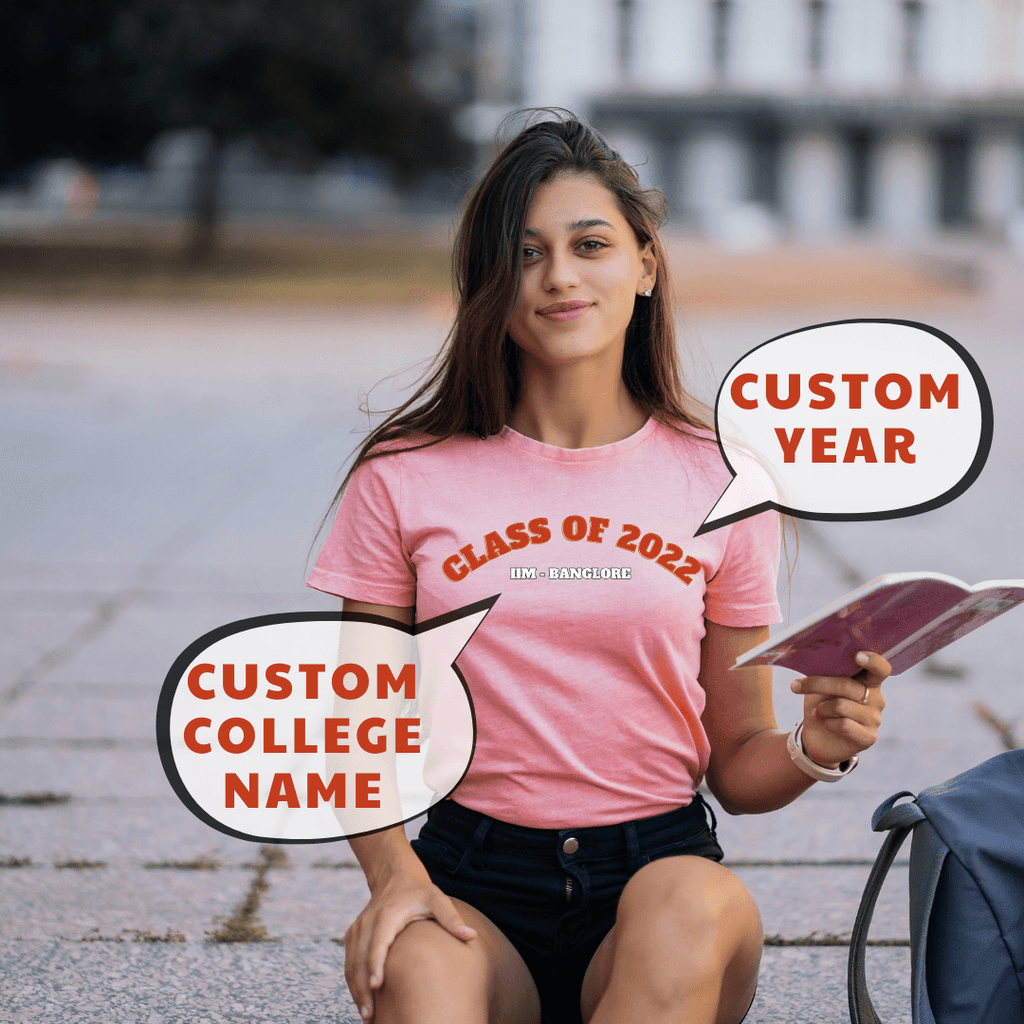 Custom 'Class of [Custom Year]' Cotton T-Shirt – Your Year, Your Crew, Your Shirts - Young Trendz