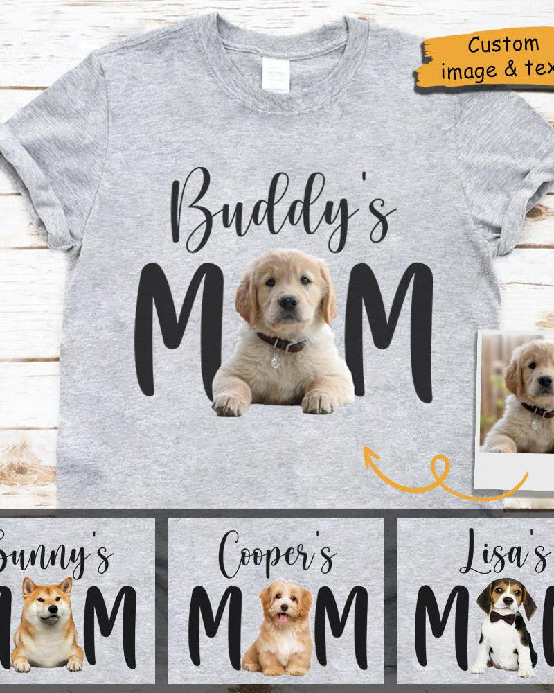 Personalized DOG/CAT MOM T-Shirt With Your Pet’s Photo and Name - Young Trendz