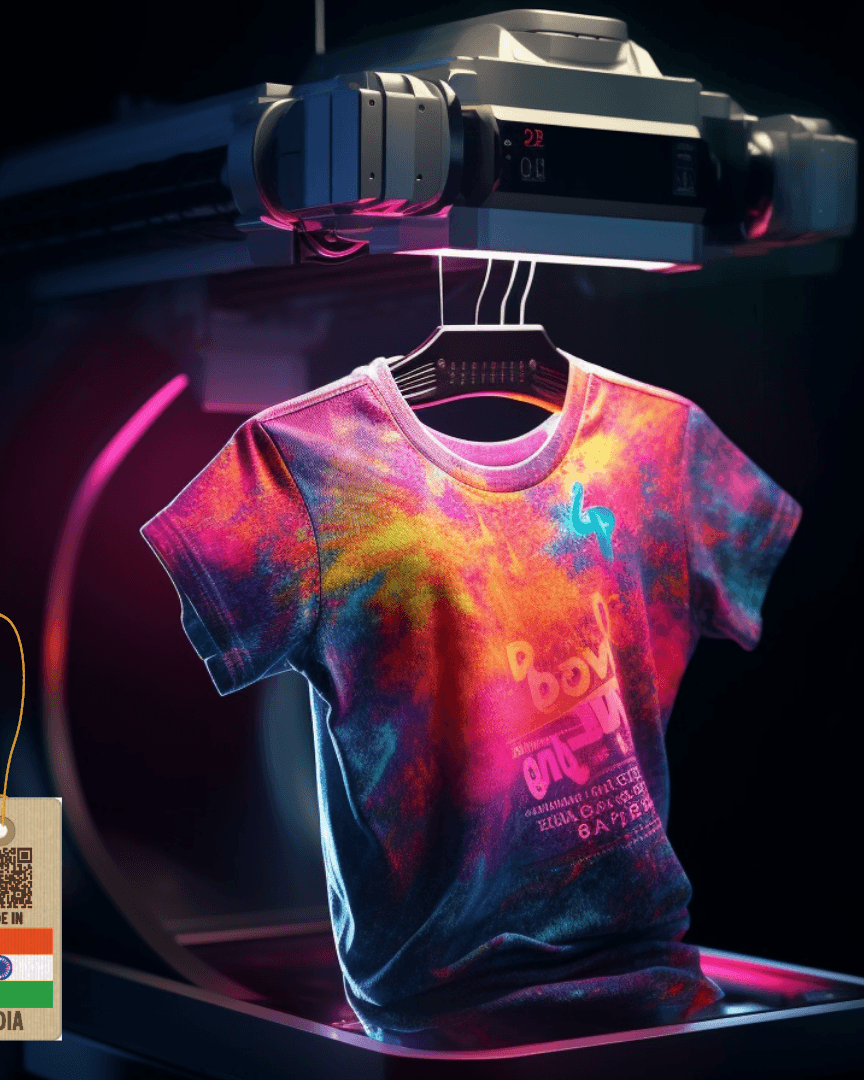 Custom OR-CODE OverSized T-Shirt & Swatshirt - Personalized QR Code Tees & Sweatshirt - Young Trendz