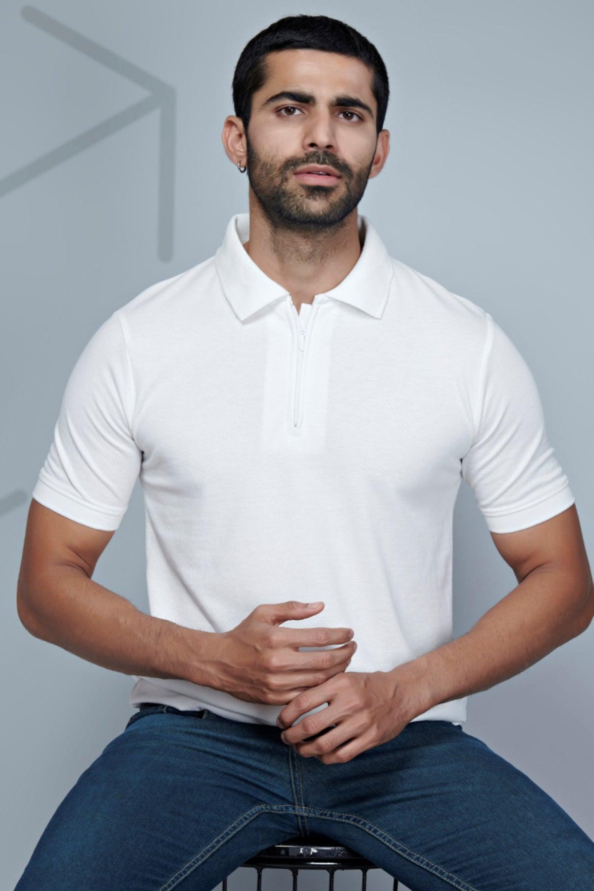 Essential Elegance: Solid Polo Tees for Effortless Style! - Young Trendz