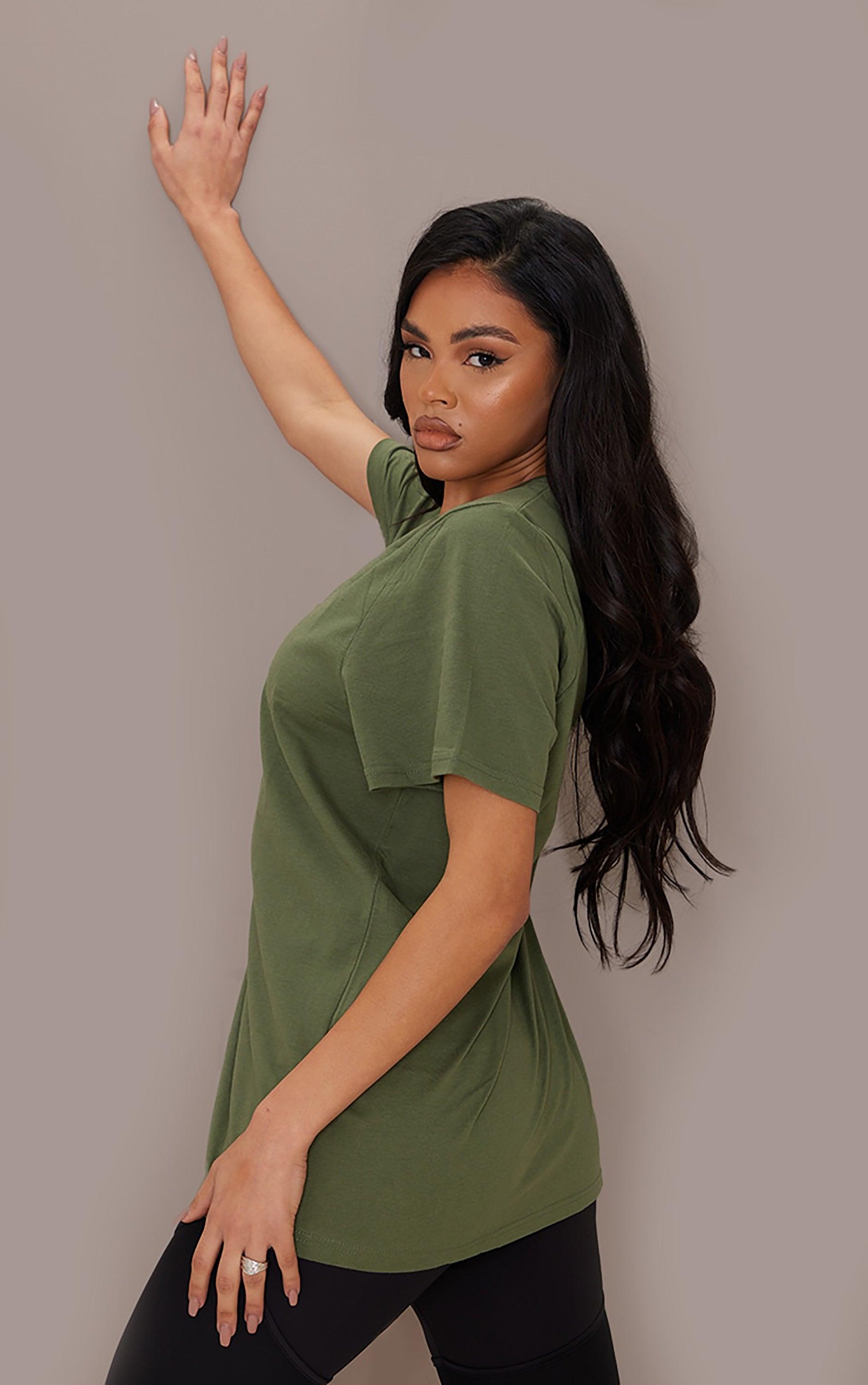 Effortless Elegance: The Perfect Oversized Comfort for Women - (Olive) - Young Trendz
