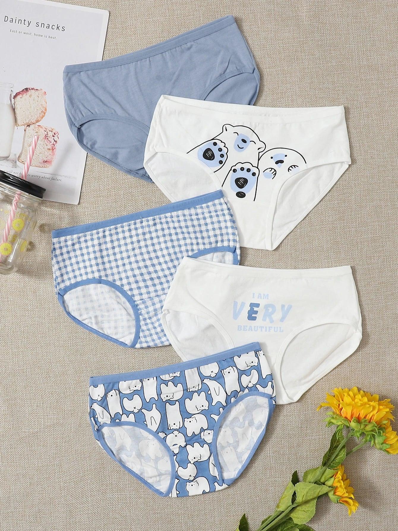 Premium Imported Underwear - Women Pack Of 4 Briefs - Young Trendz