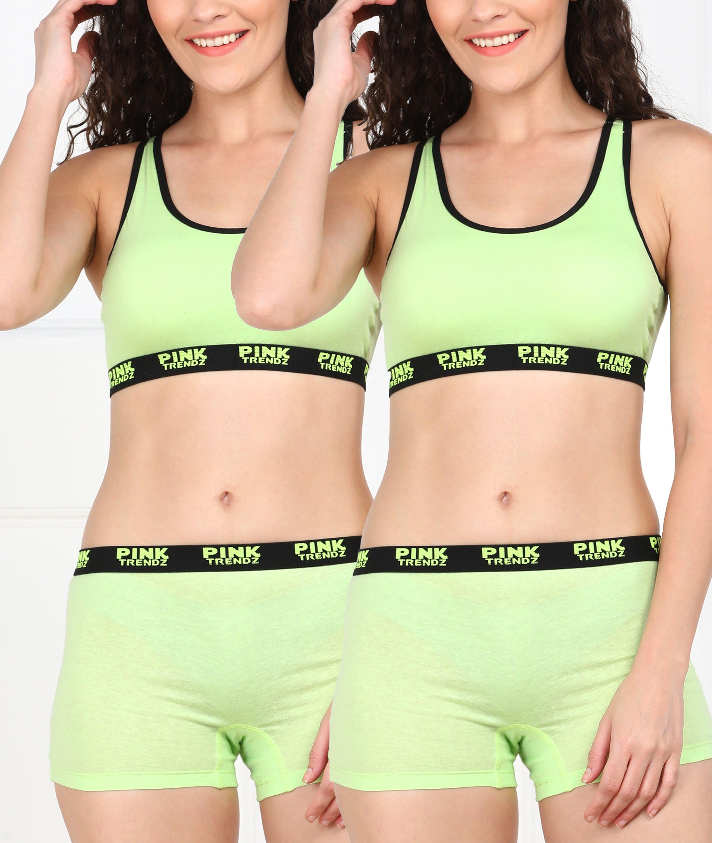 Womens Pink Trendz Combo Swim Wear Set - Young Trendz