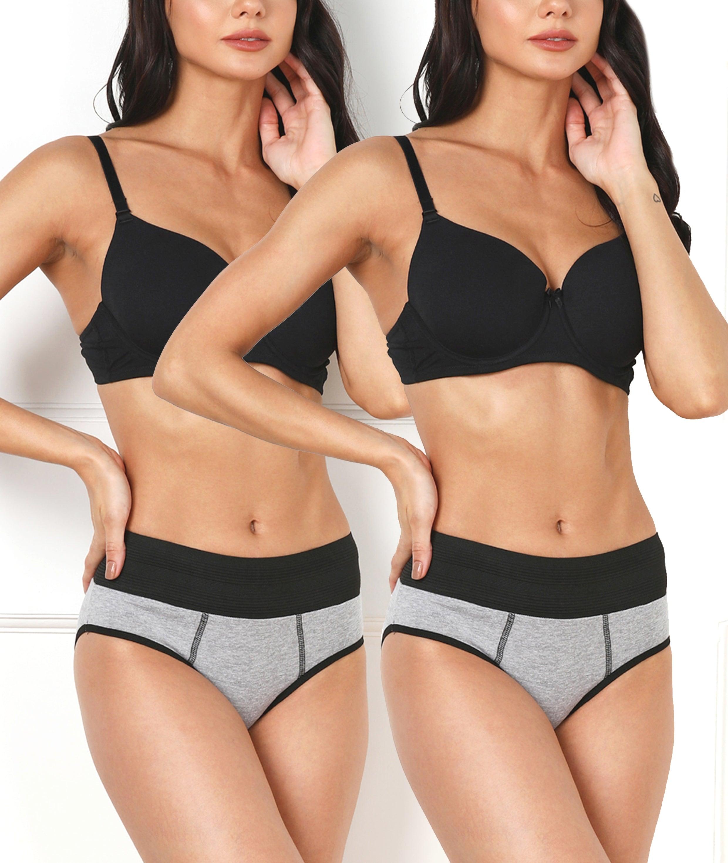 Young Trendz Women Highwaist Combo Hipster - 2pcs Pack - Young Trendz