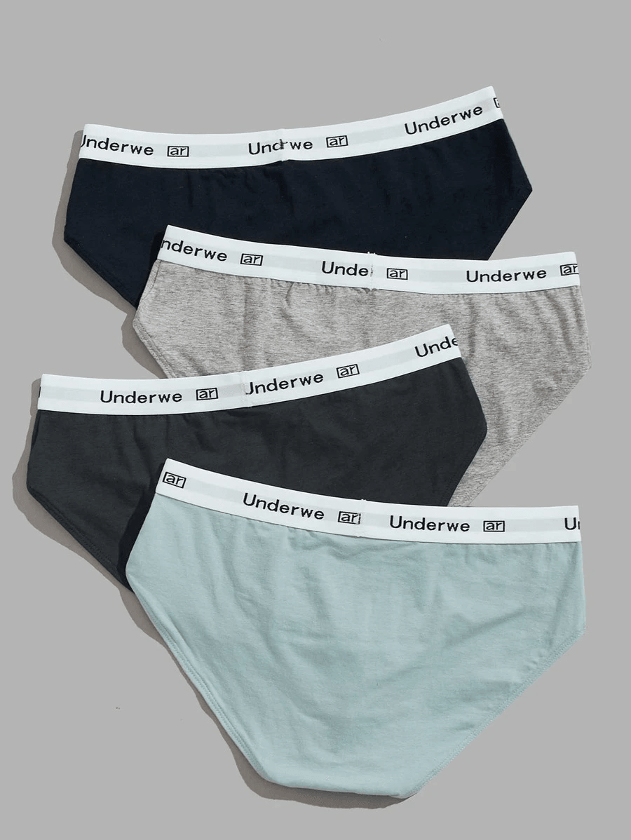 Premium Imported Underwear - Men Pack Of 4 Briefs - Young Trendz
