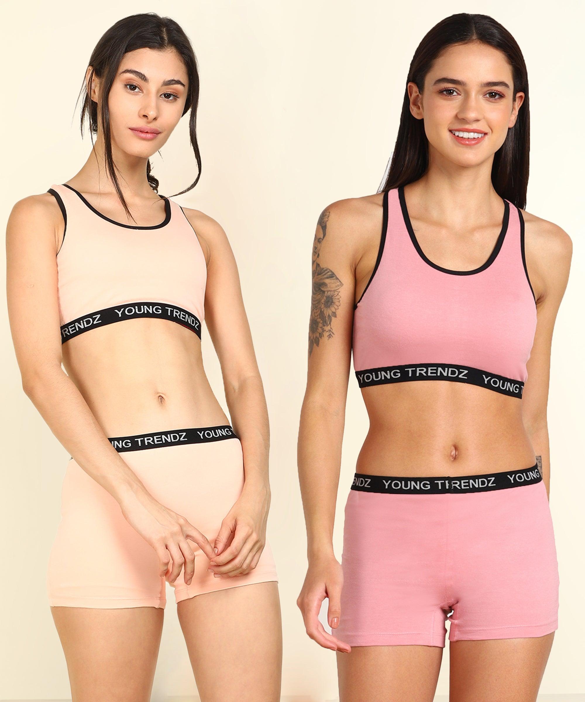 Womens YT Elastic Combo Swim Wear Set - Young Trendz