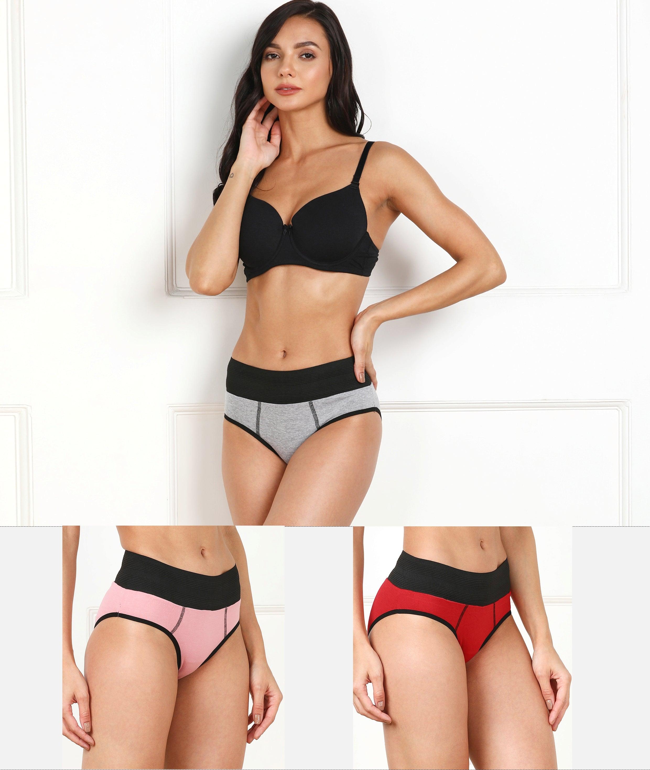 Young Trendz Women High Waist Combo Hipster - 3pcs Pack - Young Trendz