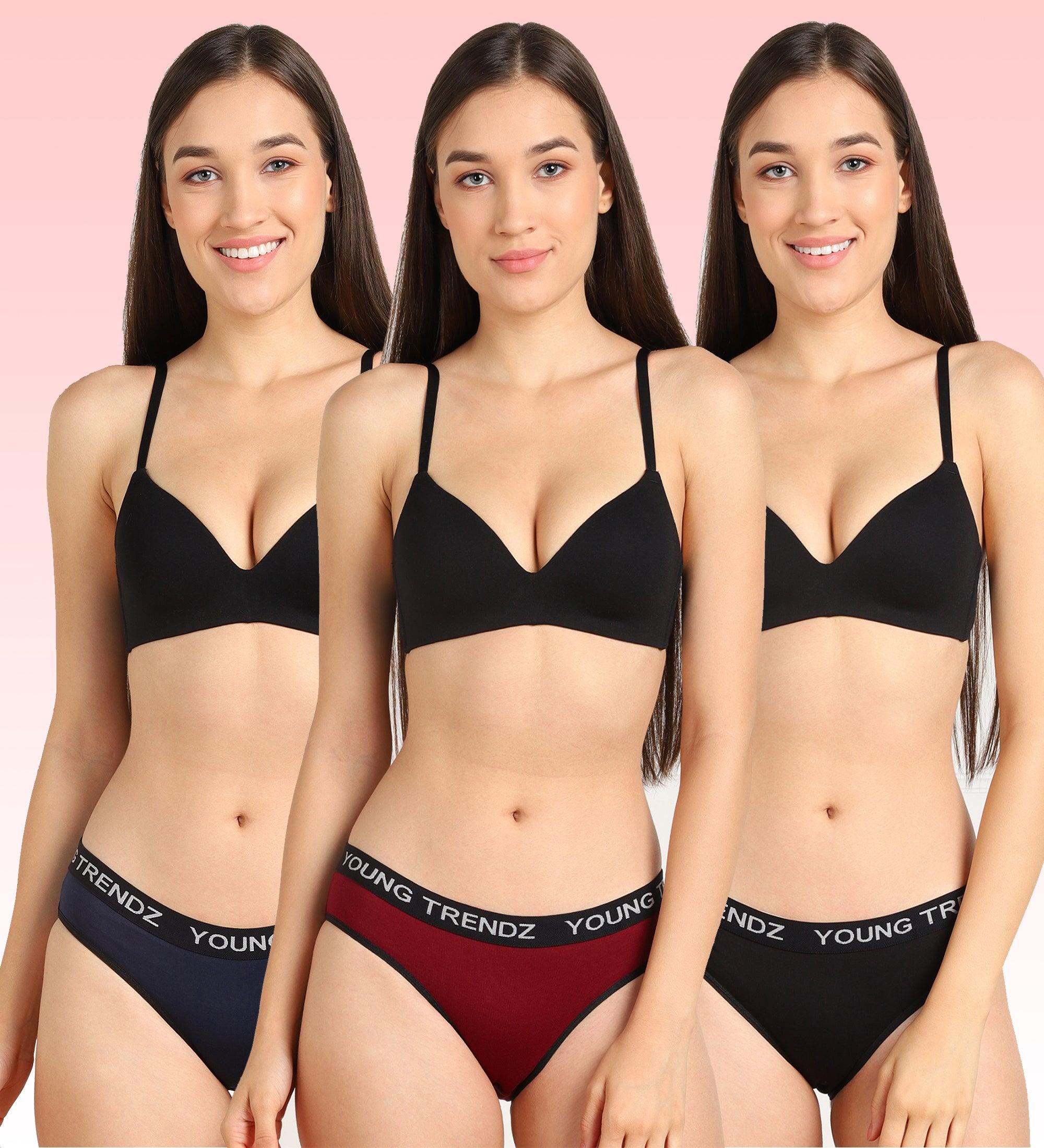 Young Trendz Womens YT Elastic Hipster - 3pcs Pack - Young Trendz
