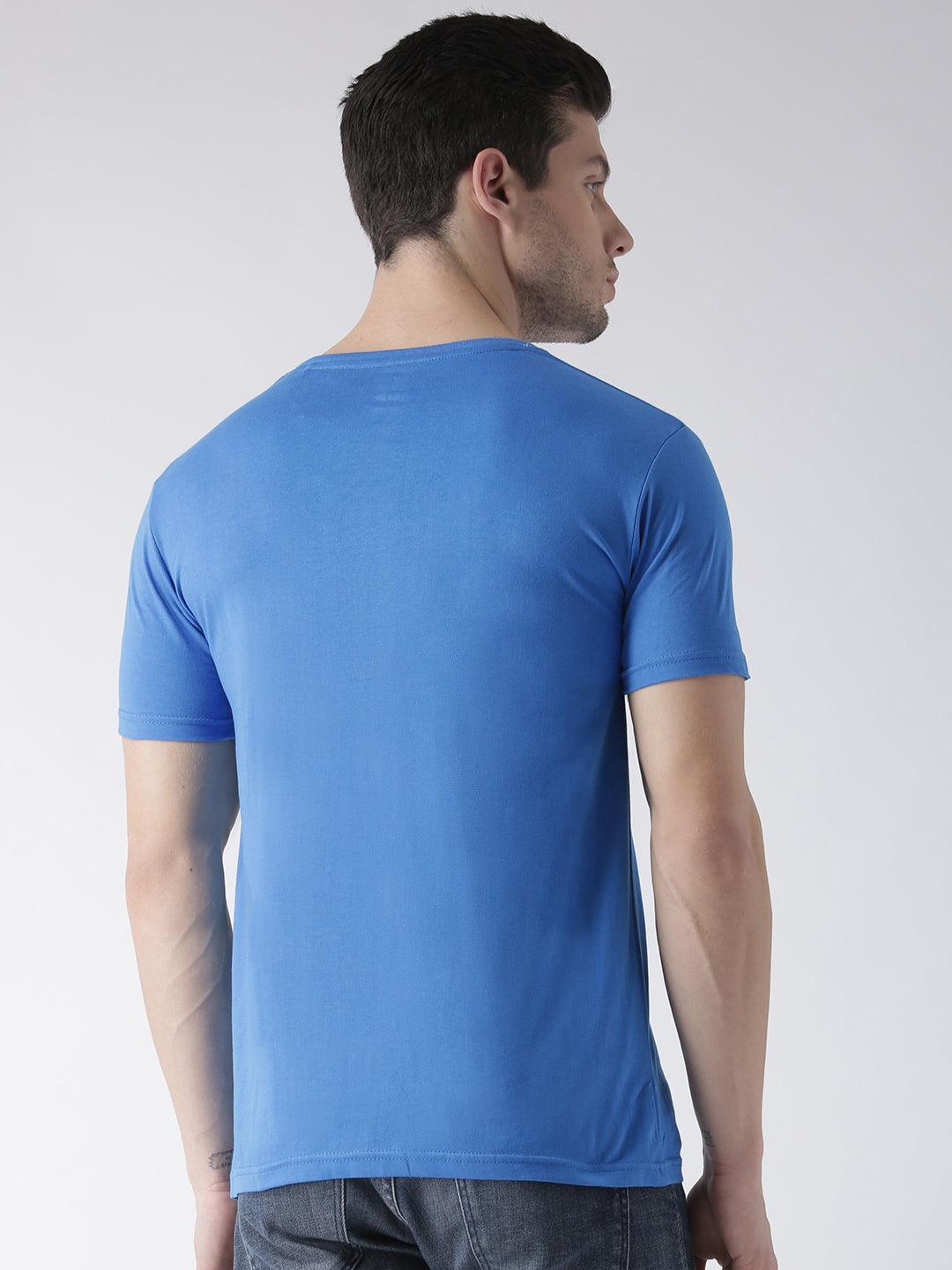 Men Half sleeve Solid Tshirt - Young Trendz