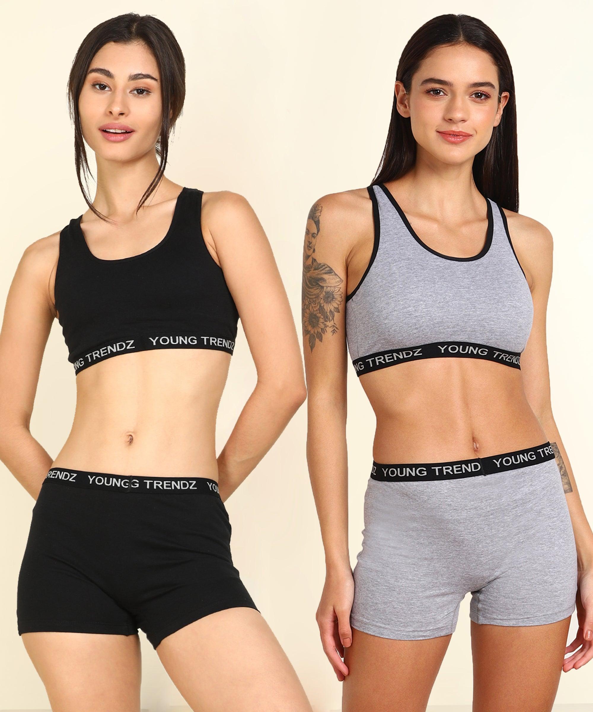 Womens YT Elastic Combo Swim Wear Set - Young Trendz