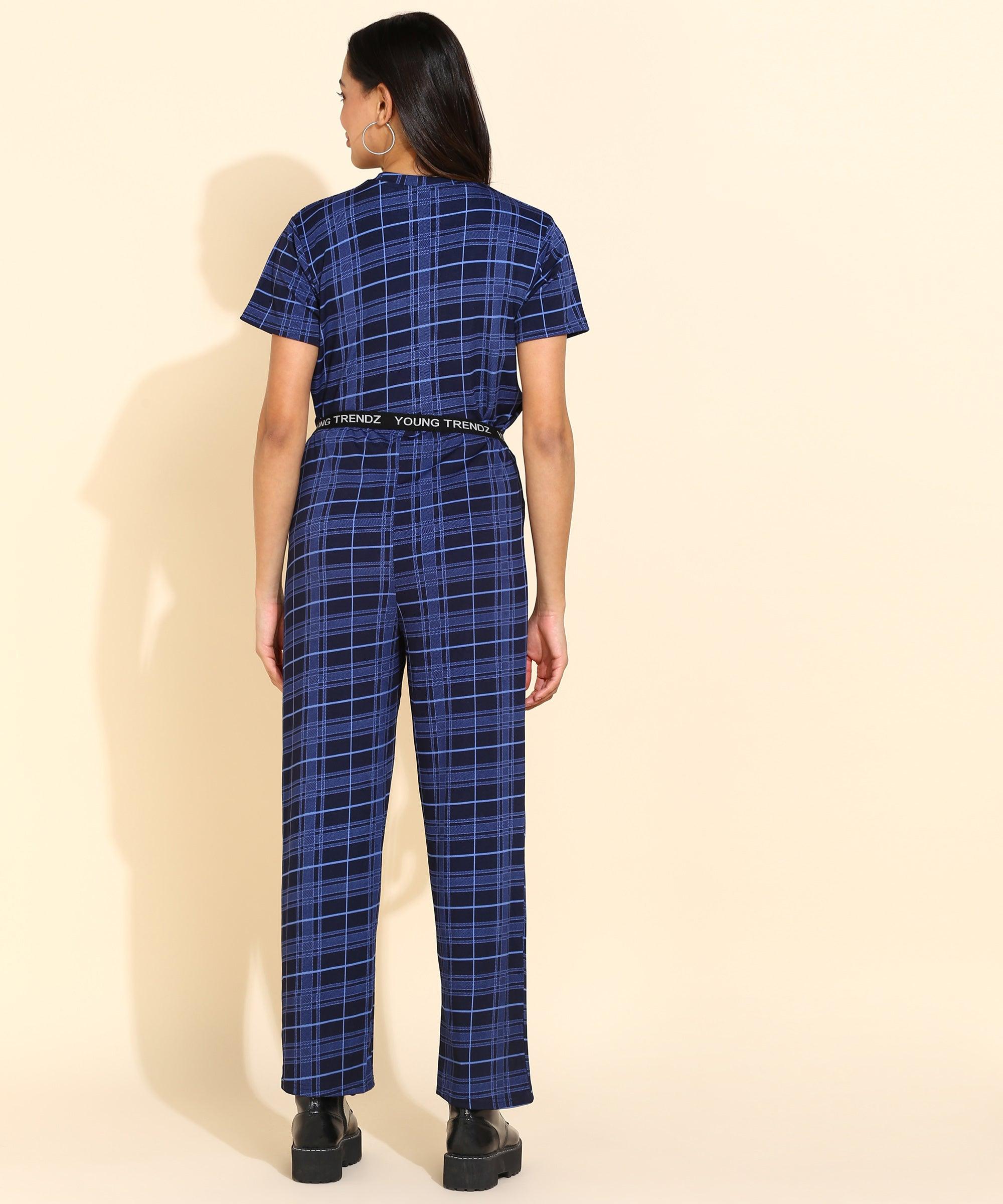 Women Printed T.Shirt & Pyjama Co-Ord Set - Young Trendz