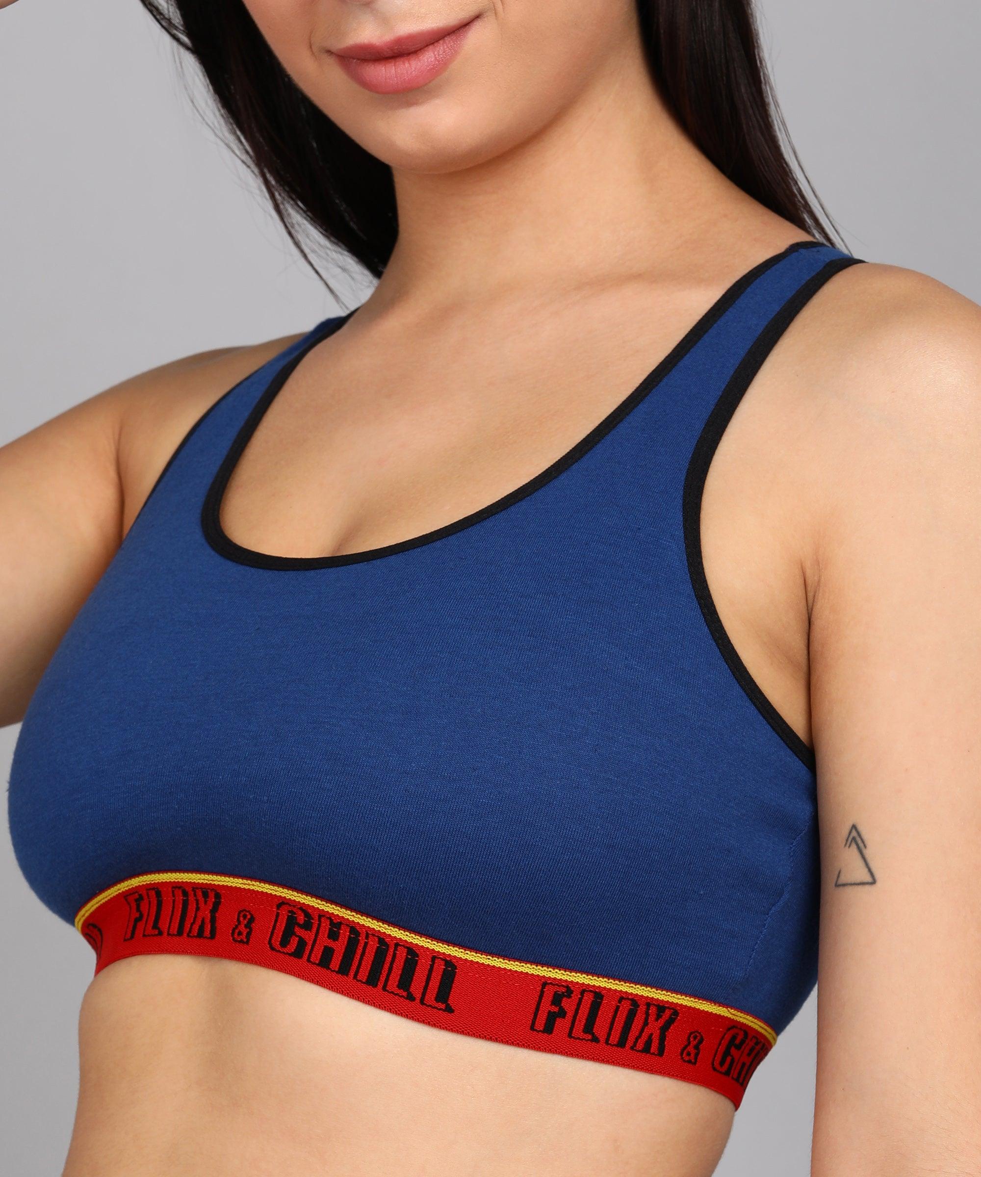 Womens FLIXCHILL Boys Shorts 3Combo (Royal Blue) - Young Trendz