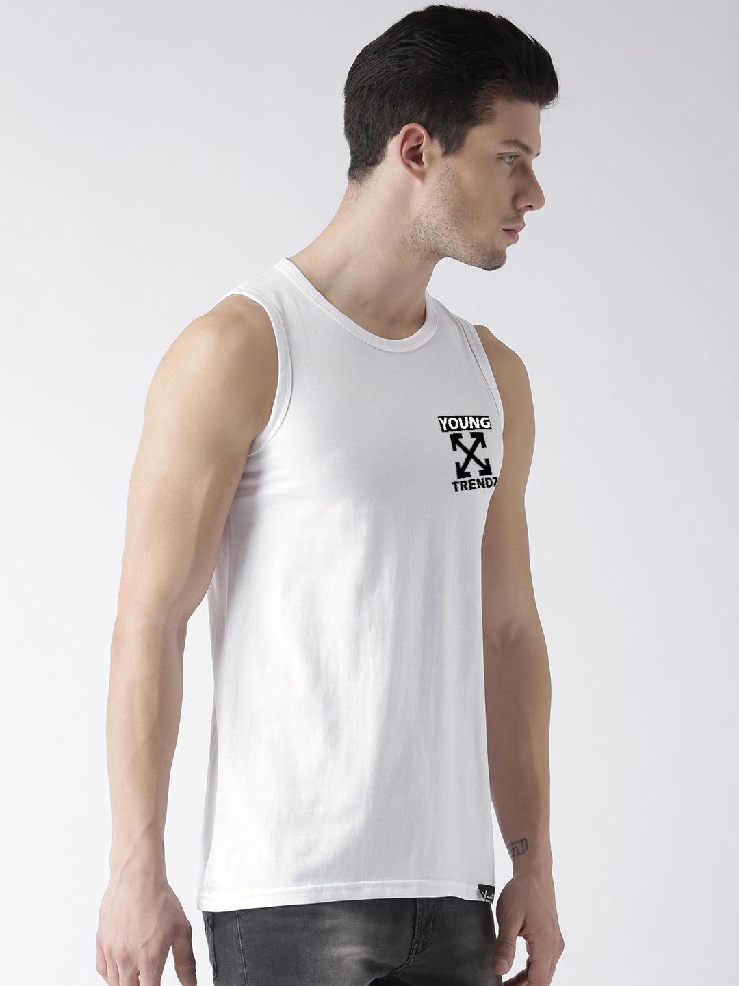 Mens Printed Sleeveless Combo Tshirt - Young Trendz