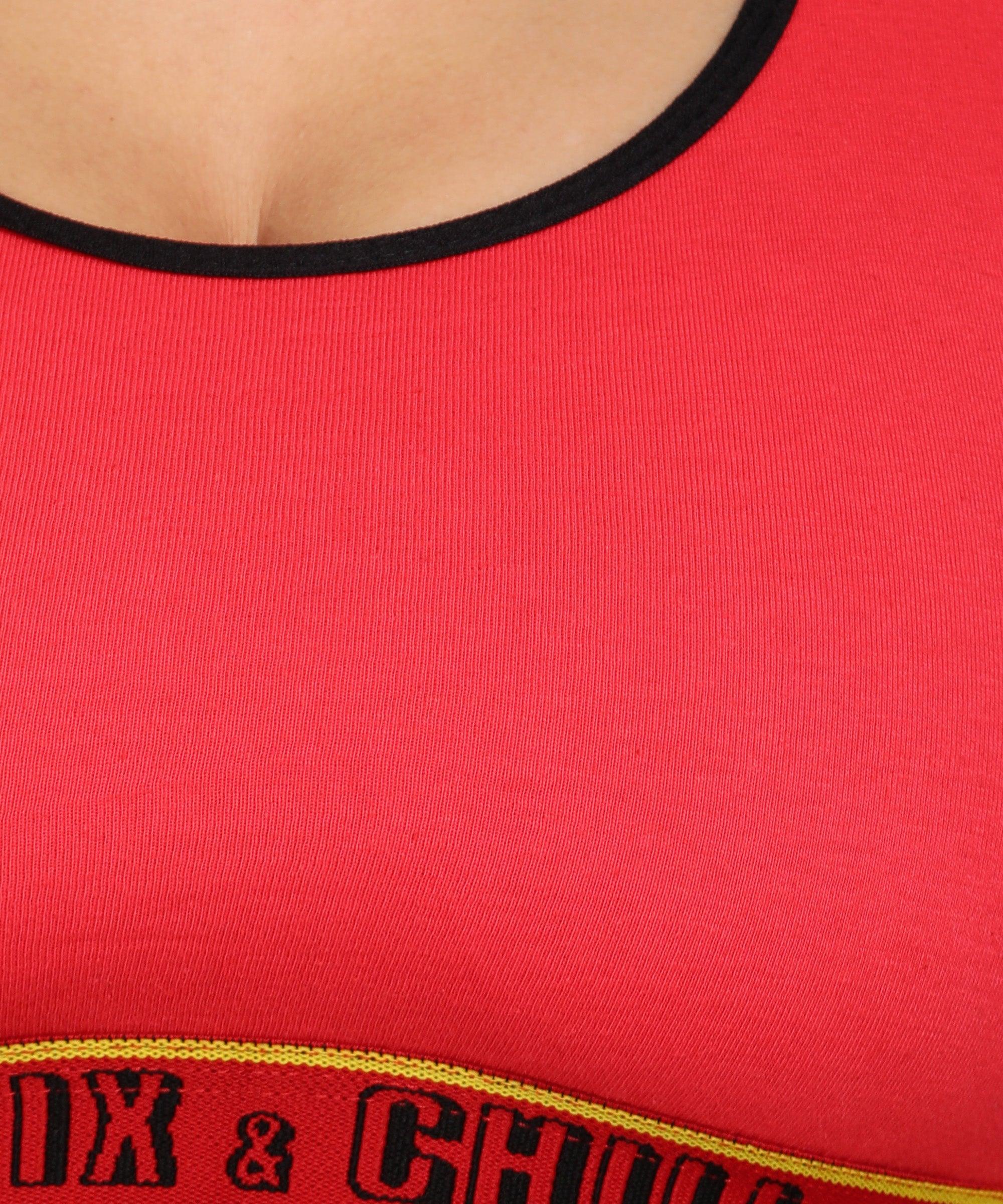 Womens FLIXCHILL Boys Shorts 3Combo (Tomato Red) - Young Trendz