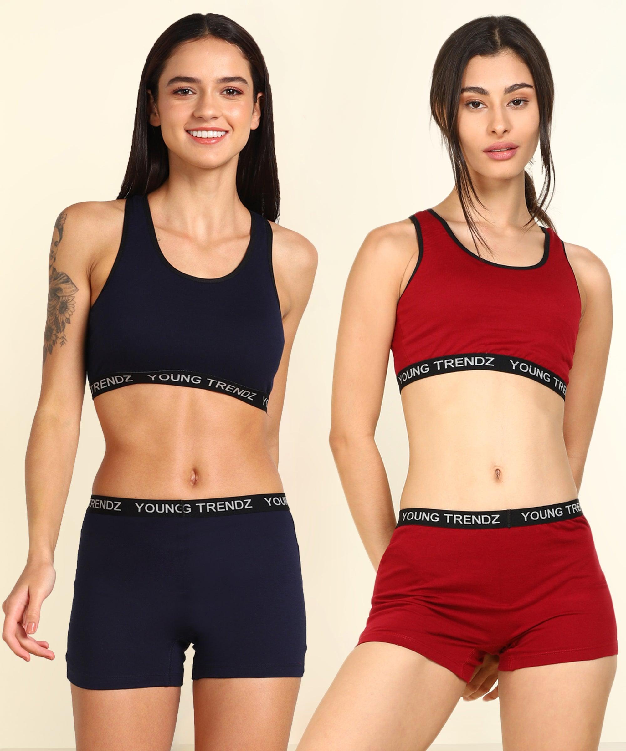 Womens YT Elastic Combo Swim Wear Set - Young Trendz