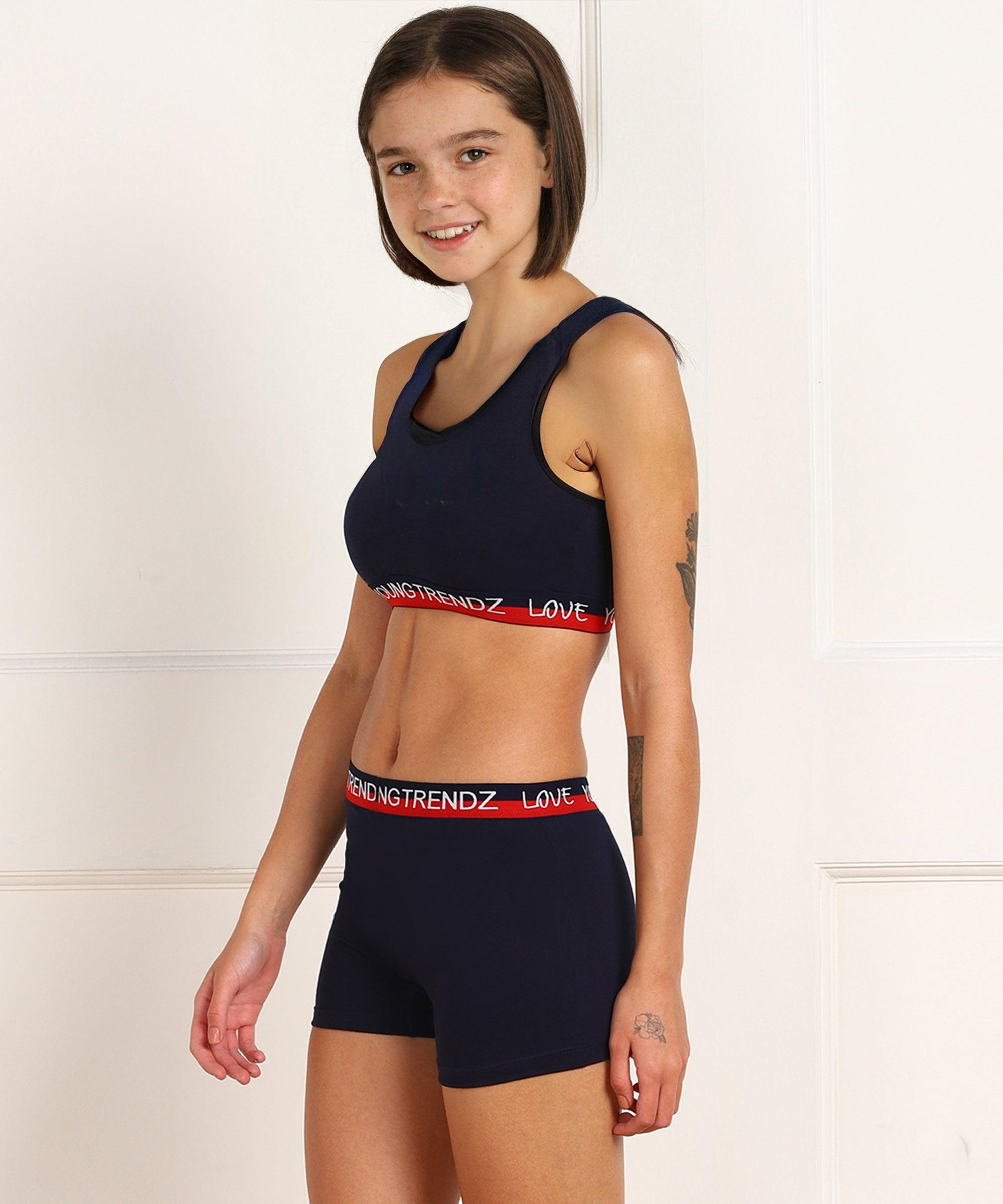 Girls Love Elastic Combo Lingerie Set(Pack of 2) - Young Trendz