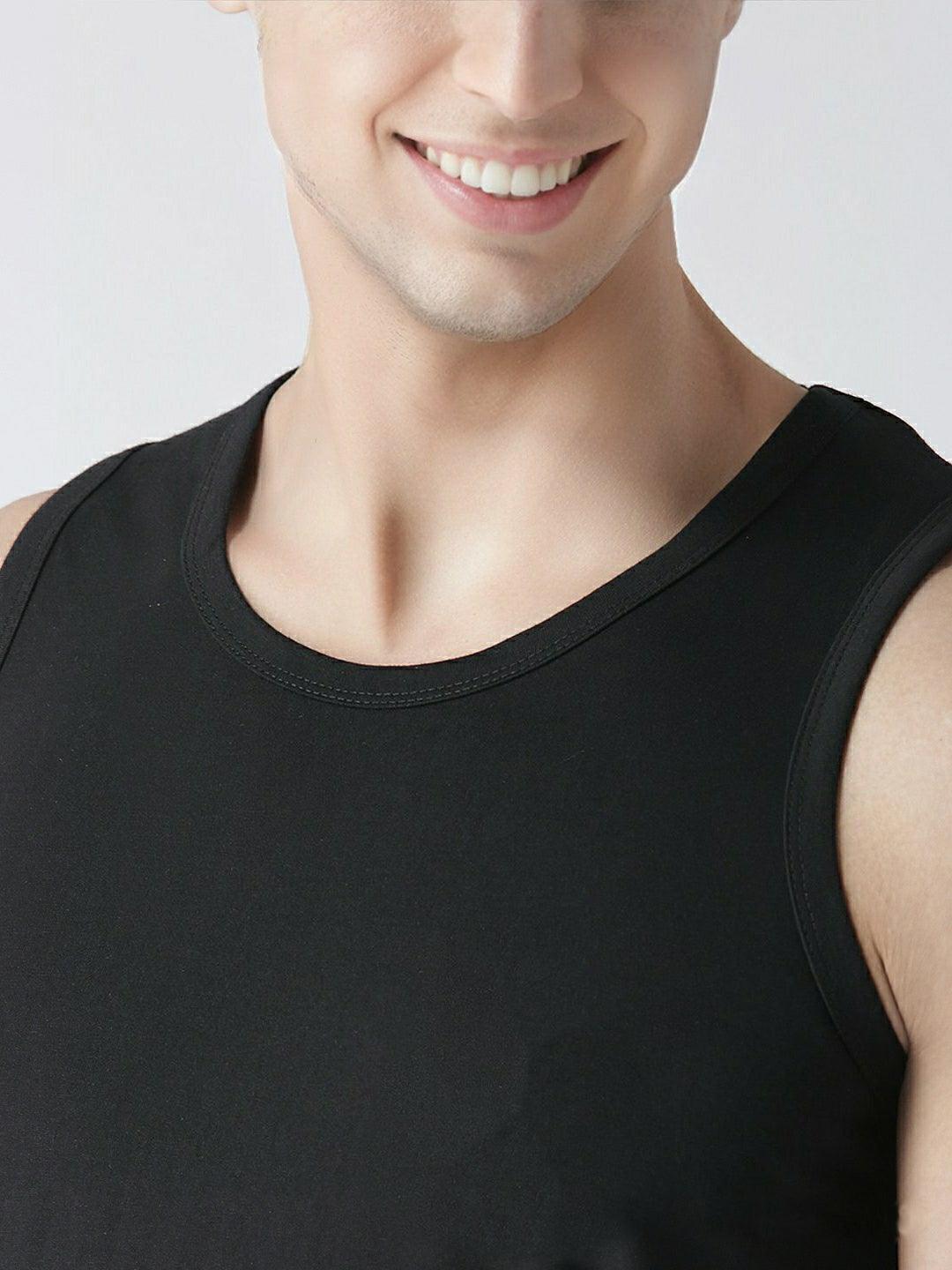 Boys Plain Sleeveless Tshirt - Young Trendz