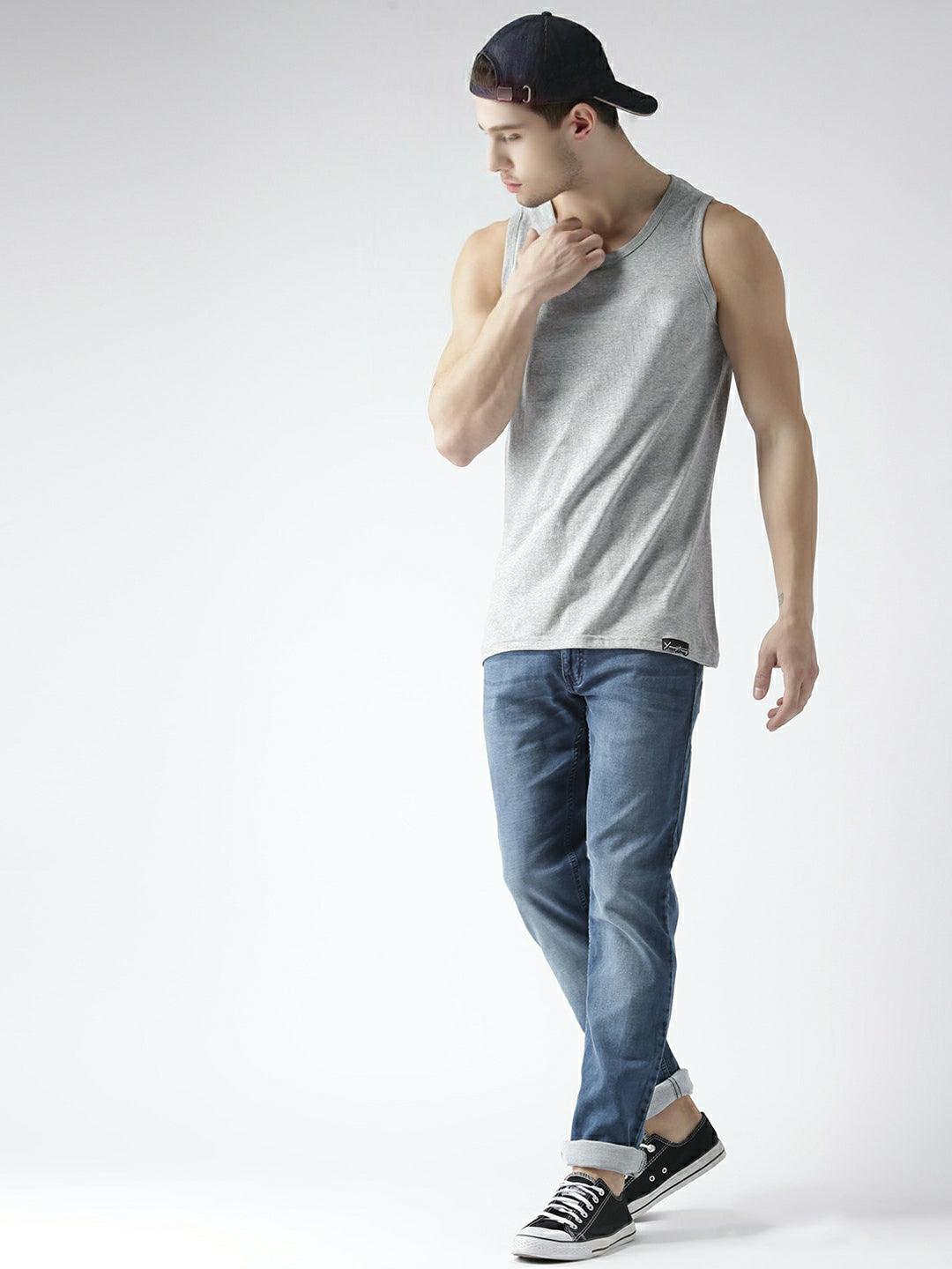 Boys Plain Sleeveless Combo Tshirt - Young Trendz