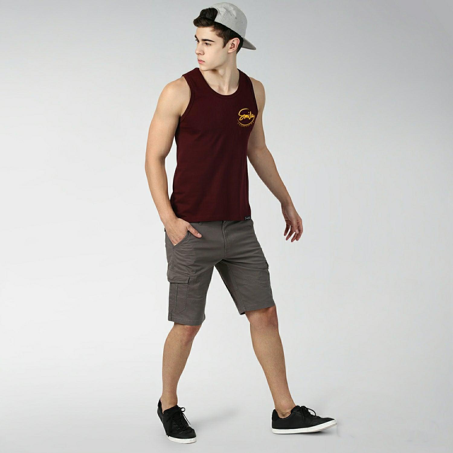Boys Print Sleeveless Combo Tshirt - Young Trendz