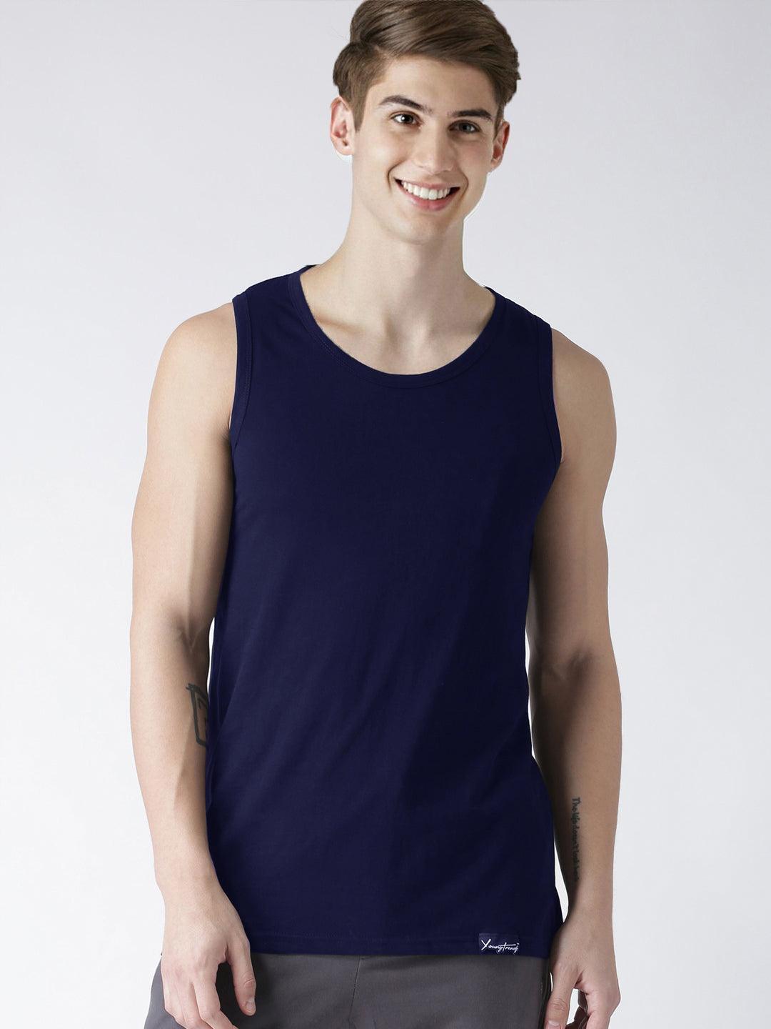 Boys Plain Sleeveless Tshirt - Young Trendz