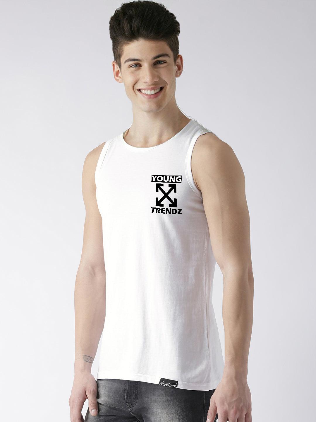 Boys Print Sleeveless Tshirt - Young Trendz
