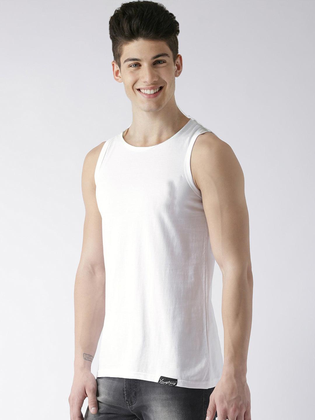 Boys Plain Sleeveless Combo Tshirt - Young Trendz