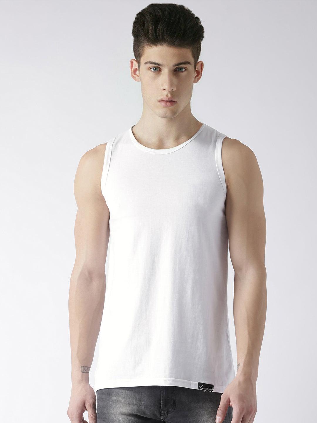 Boys Plain Sleeveless Combo Tshirt - Young Trendz