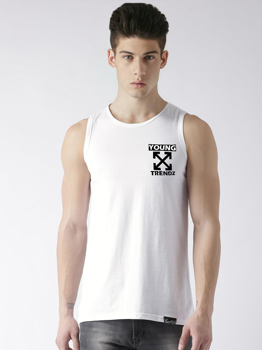 Boys Print Sleeveless Tshirt - Young Trendz