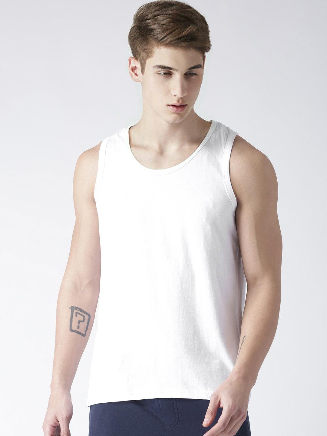 Boys Plain Sleeveless Tshirt - Young Trendz