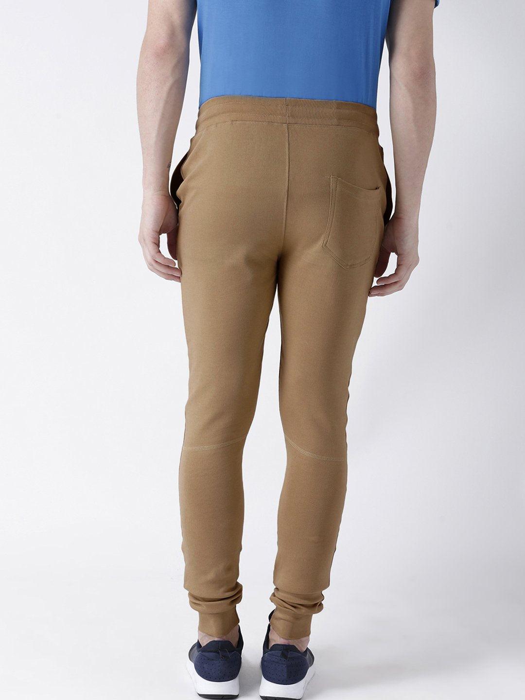 Young Trendz Mens Jogger Brown Color Lines Track Pants - Young Trendz