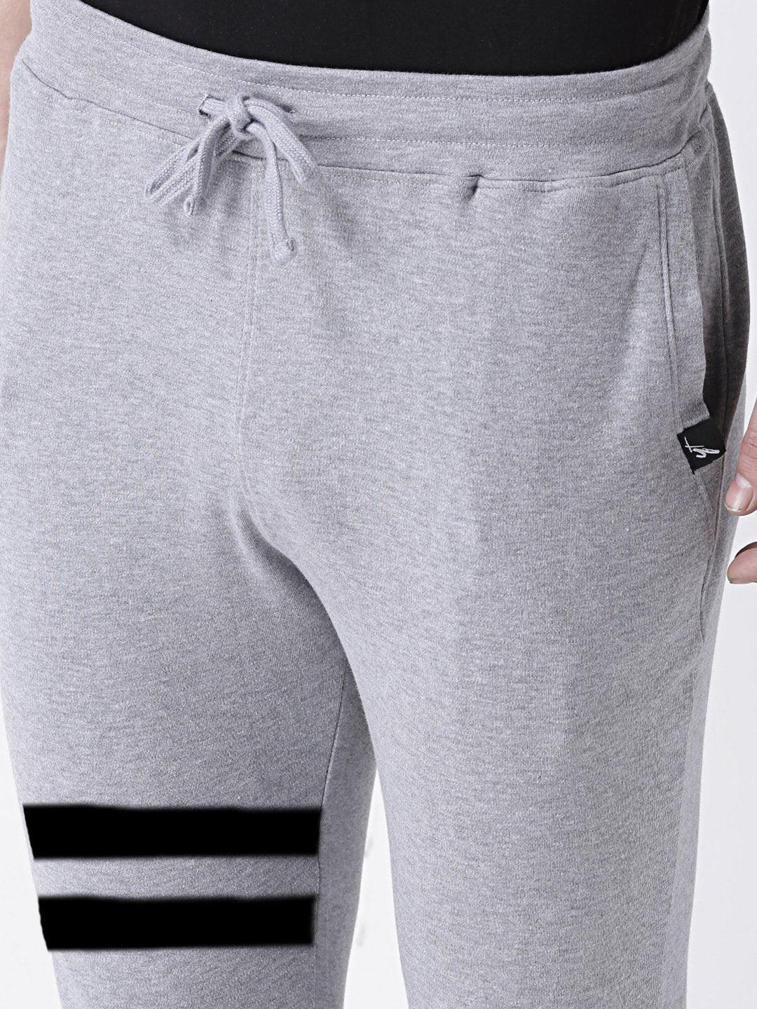 Young Trendz Mens Jogger Grey Color Lines Track Pants - Young Trendz