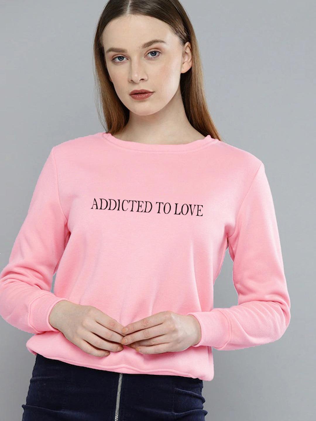 Womens Full Sleeve Printed Sweatshirt - Young Trendz