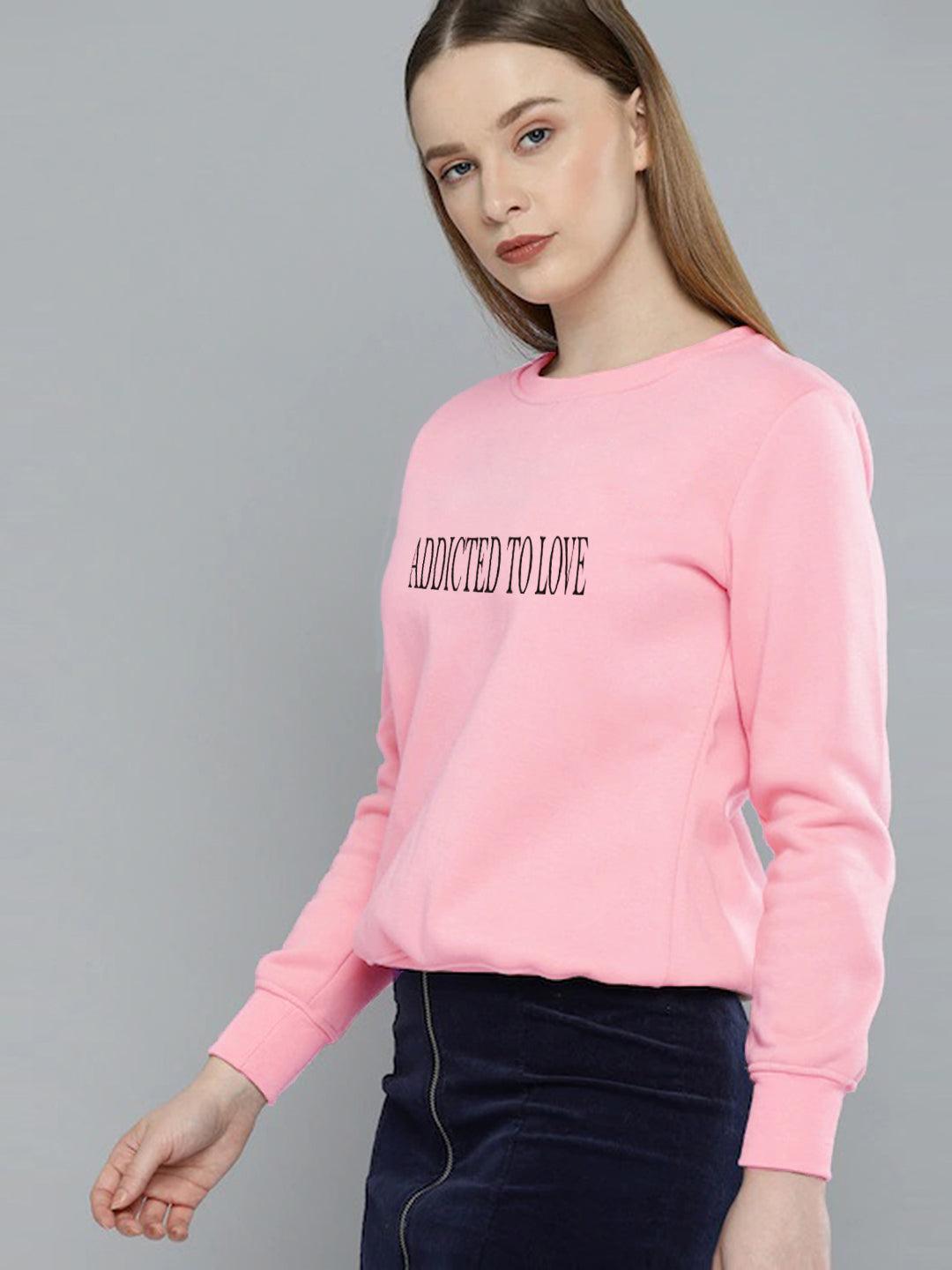 Womens Full Sleeve Printed Sweatshirt - Young Trendz
