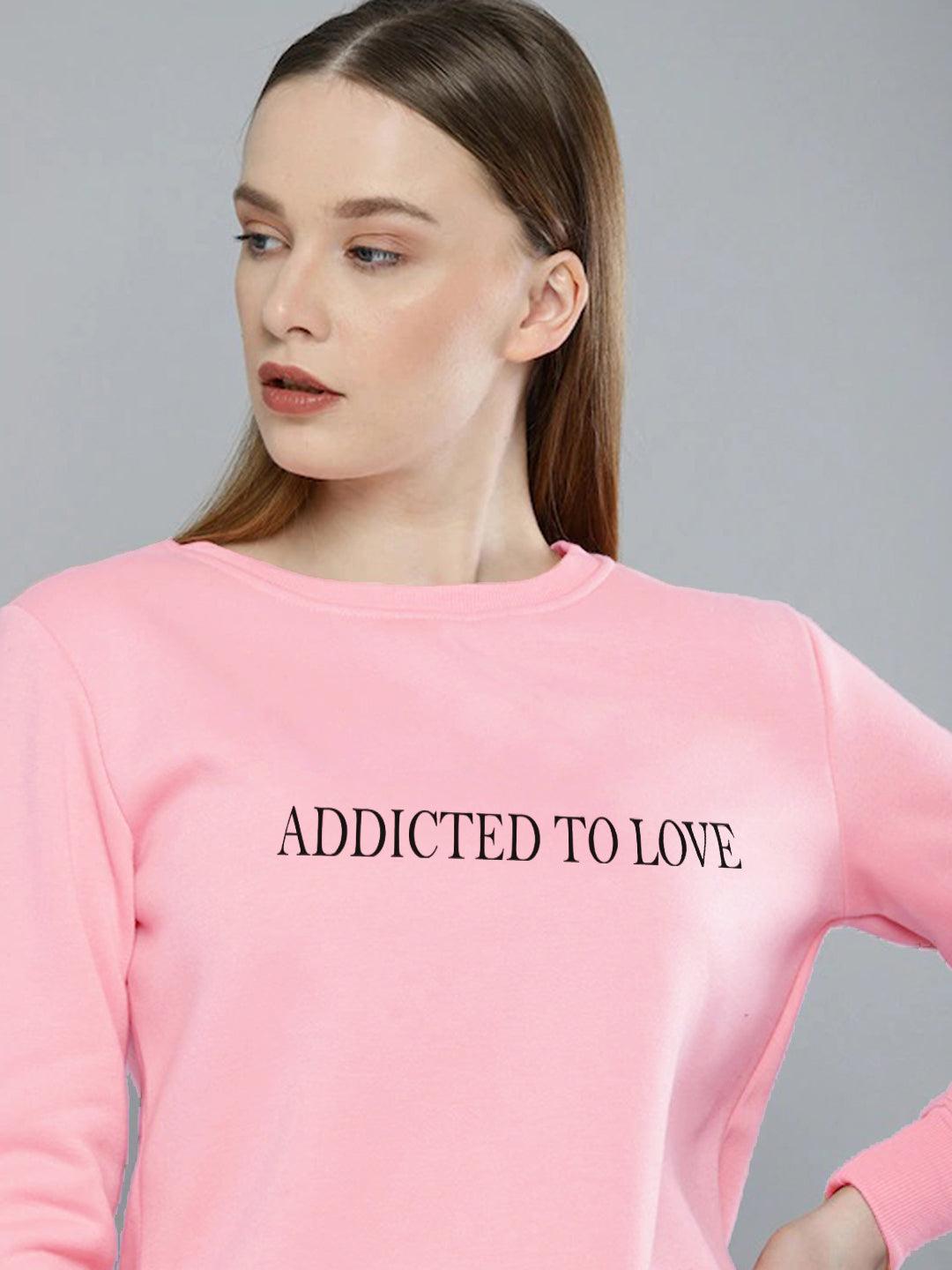 Womens Full Sleeve Printed Sweatshirt - Young Trendz