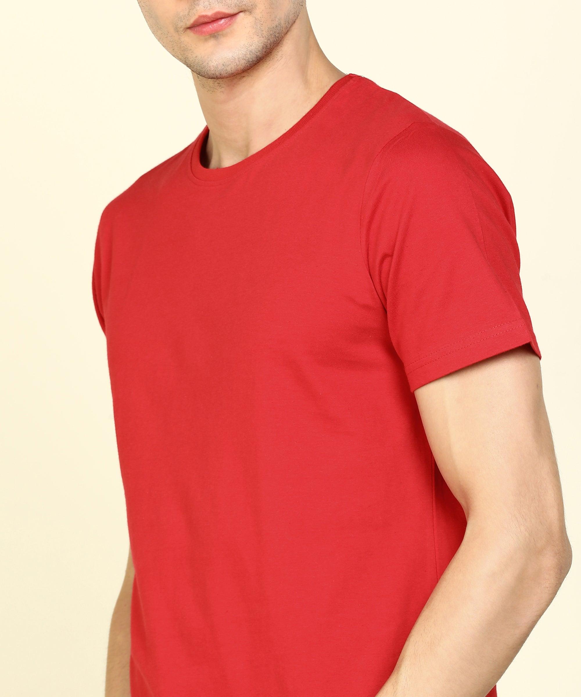 Mens Tee & Pyjama - Red&Navy Co-ord Set - Young Trendz