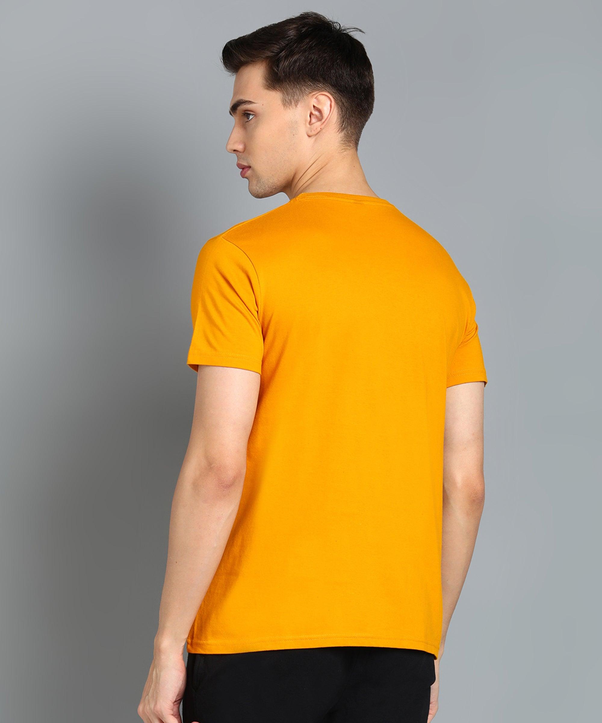 Men Half sleeve Solid Tshirt - Young Trendz