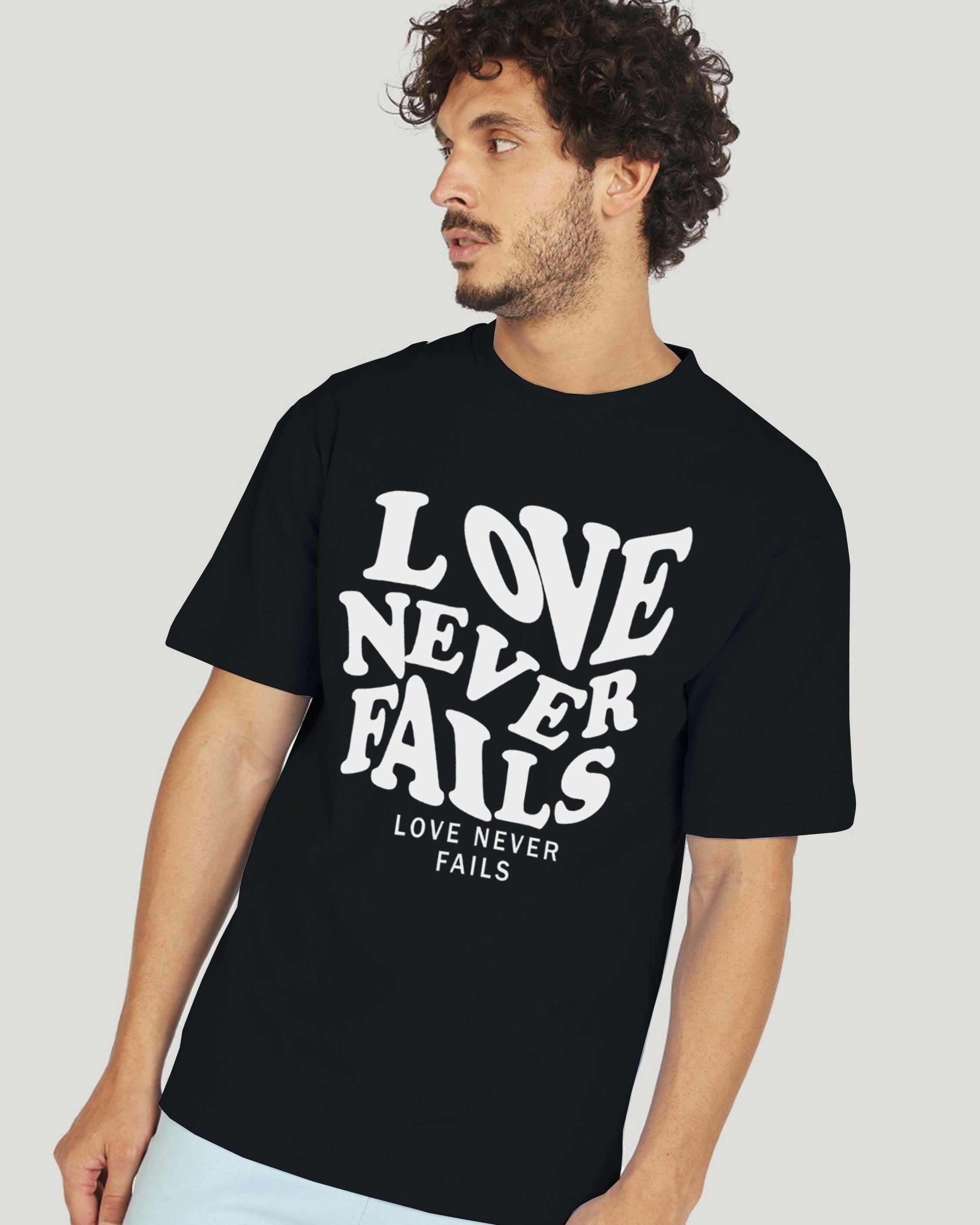 Mens Unisex Over Size Printed Black Color Tshirts - Young Trendz