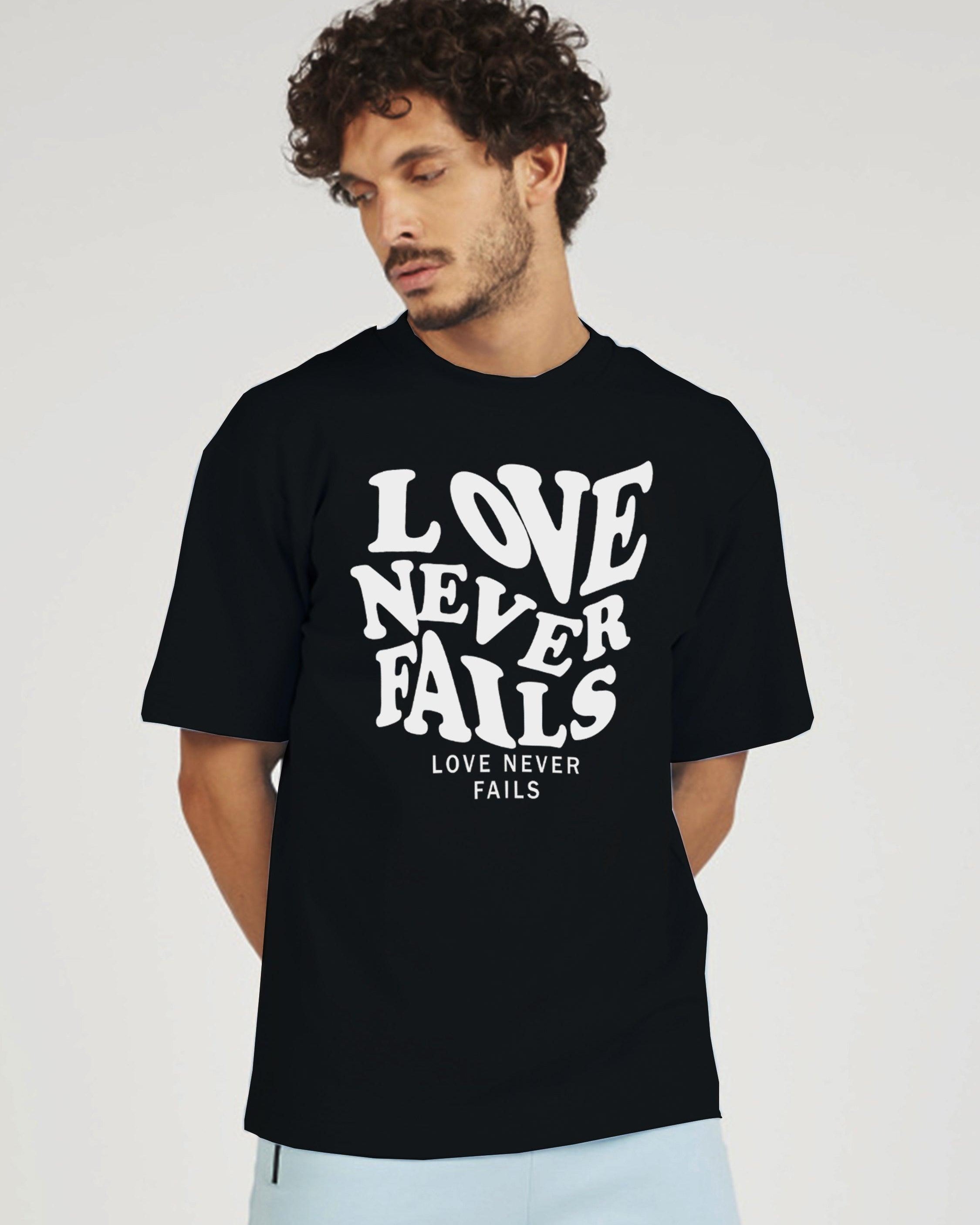 Mens Unisex Over Size Printed Black Color Tshirts - Young Trendz