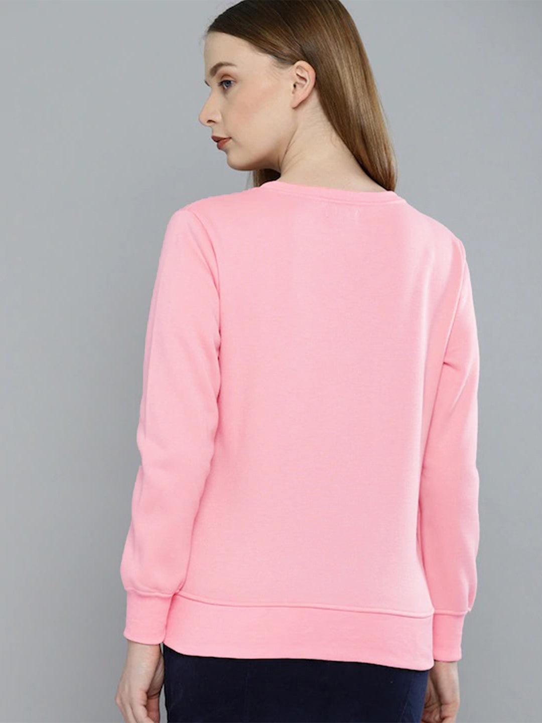 Womens Full Sleeve Solid Sweatshirt - Young Trendz