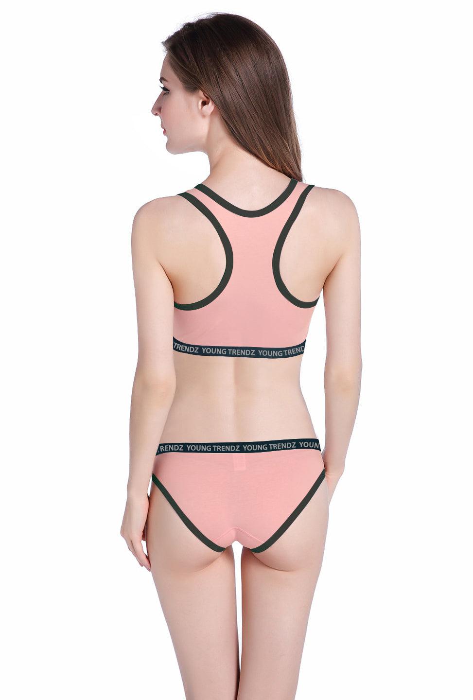 Young Trendz Womens YT Elastic Combo Lingerie Set - Young Trendz