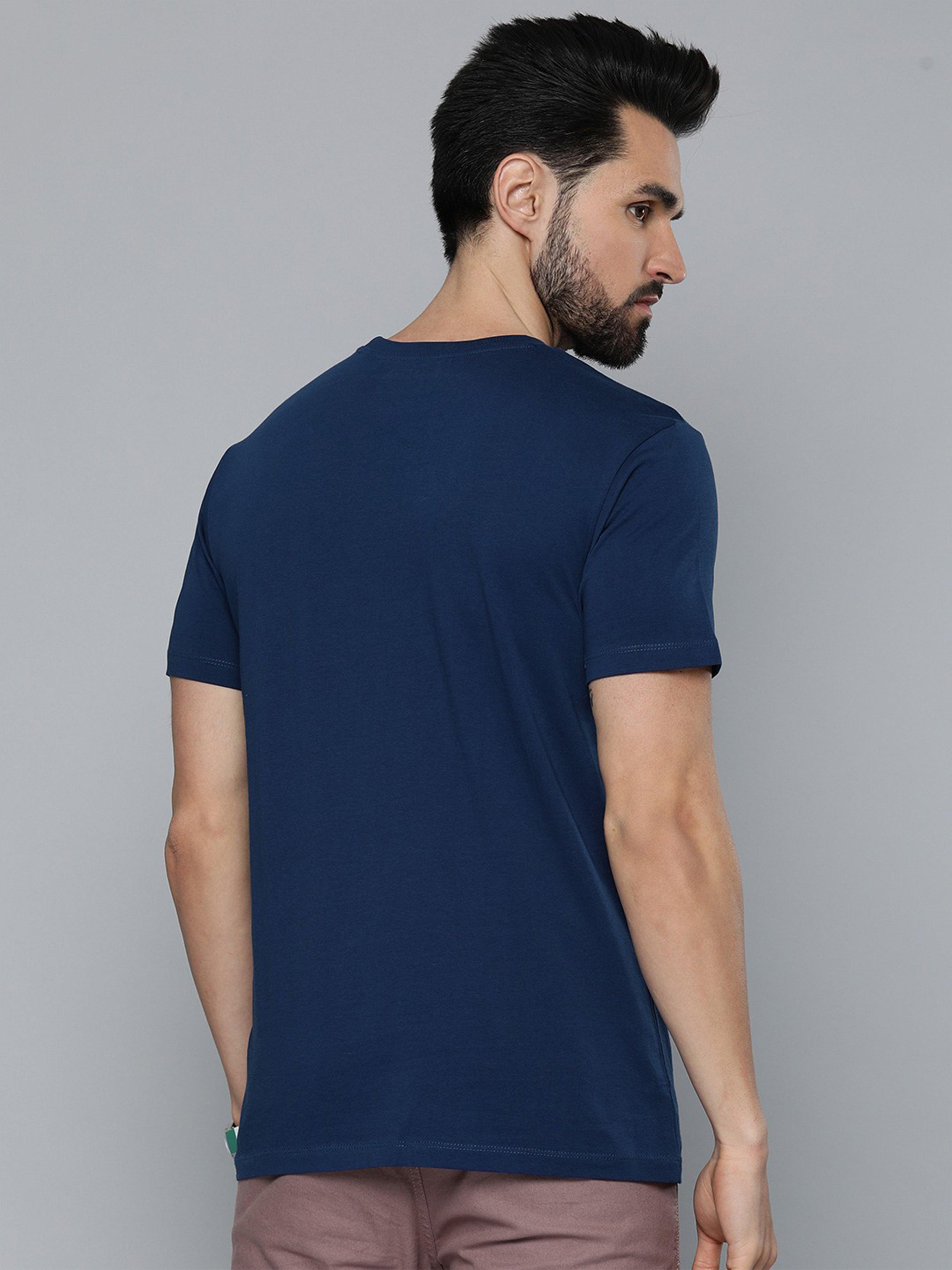 Men's Half Sleeve SRI RAM Printed T-Shirt - Young Trendz