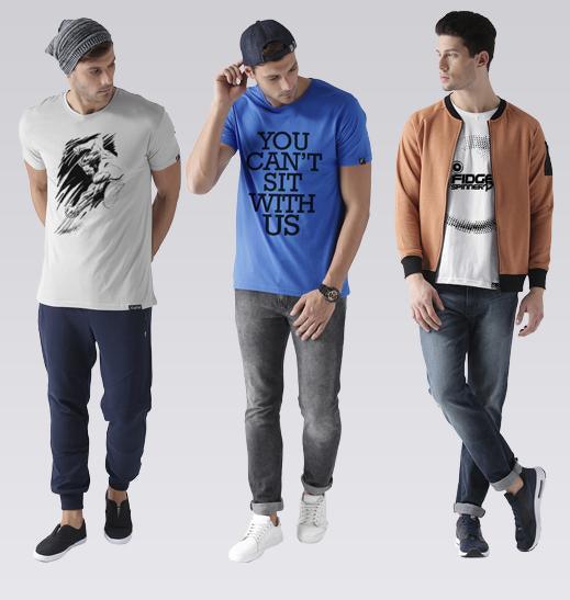 Young Trendz Mens Combo Wolvarin Steel Grey Color Cantsit Sky Blue Color and Prospin White Color Half Sleeve Printed T-Shirts - Young Trendz