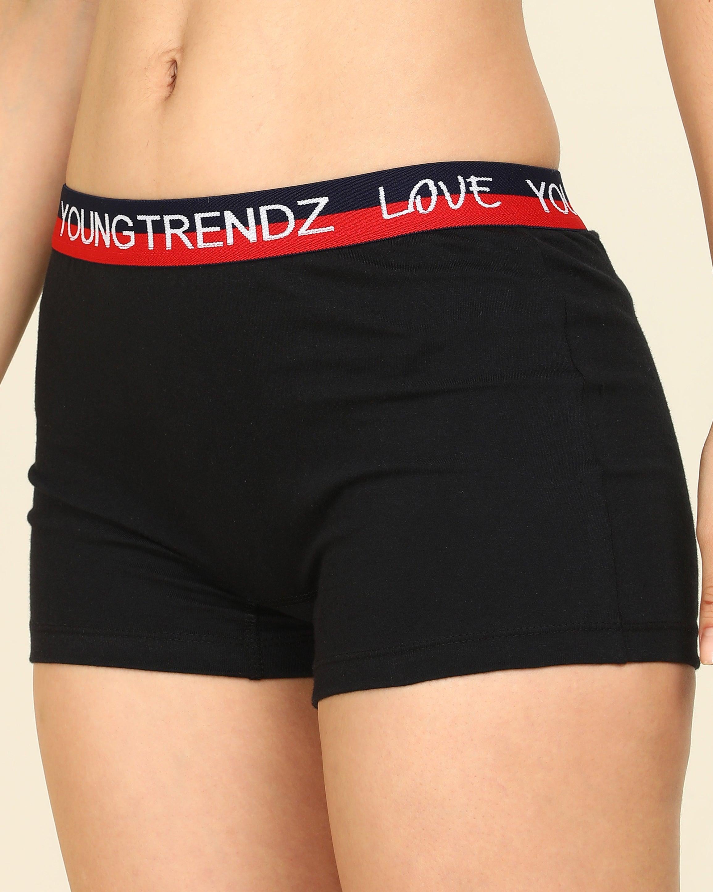 Womens Love Elastic Combo Lingerie Set - Young Trendz