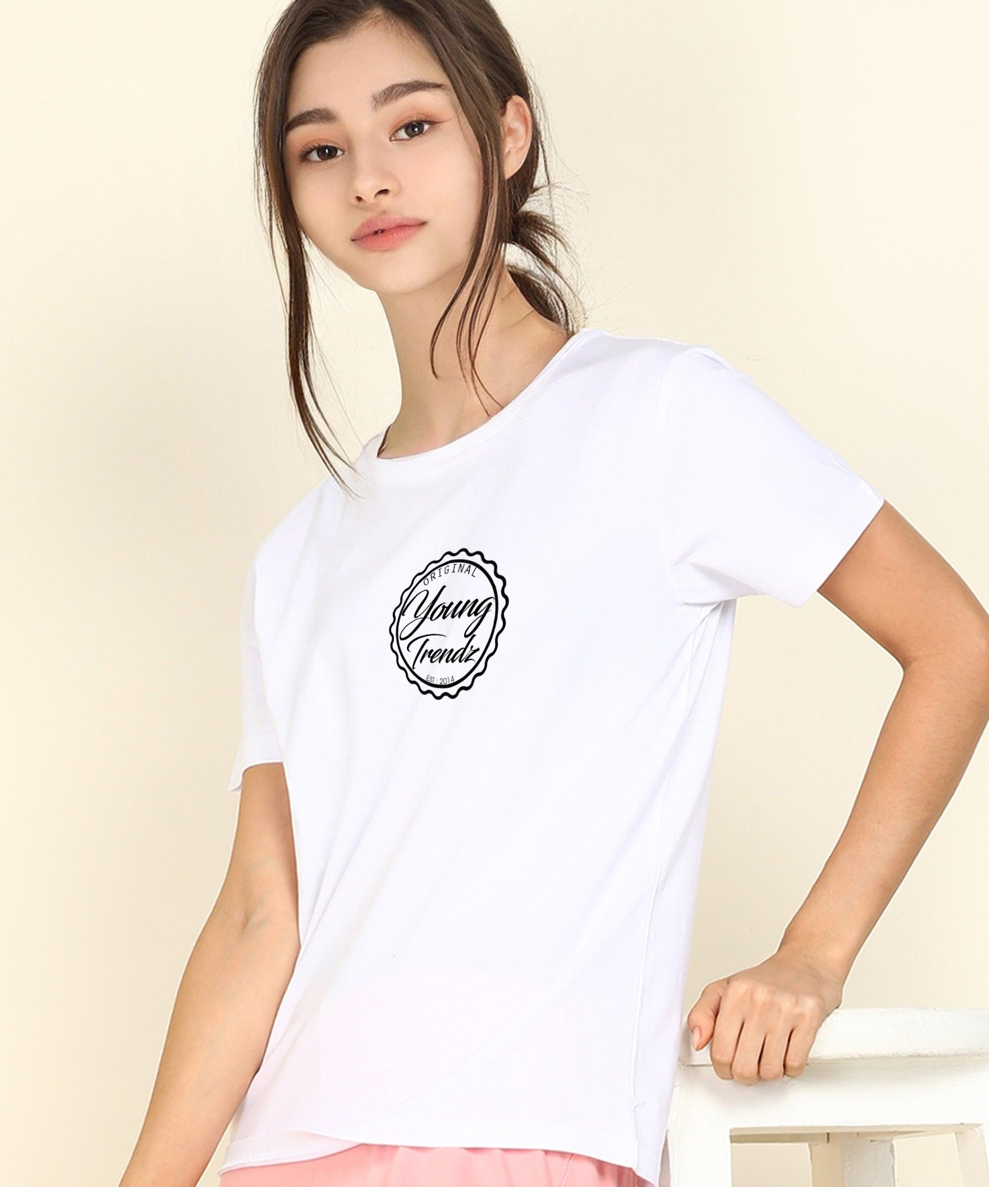 Young Trendz Girls Regular Fit Printed Tshirt - Young Trendz