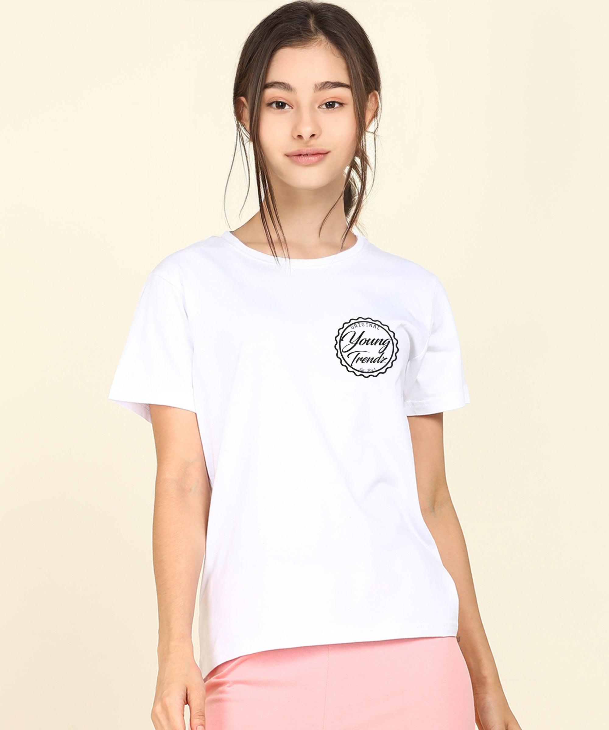 Young Trendz Girls Regular Fit Printed Tshirt - Young Trendz